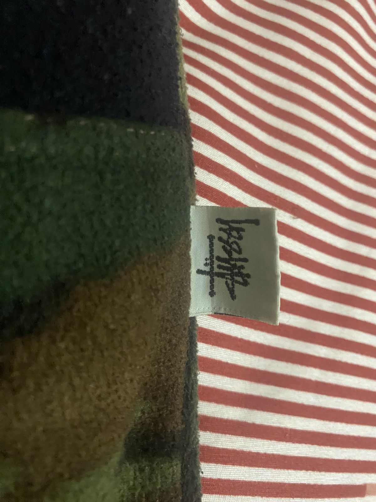 Stussy Vintage 90s Stüssy Sport fleece jacket camouflage pattern Size US XL / EU 56 / 4 - 16 Thumbnail