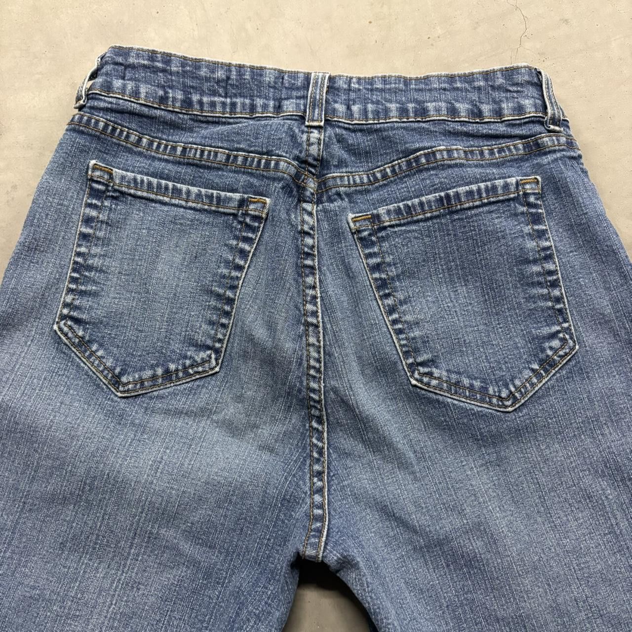 Vintage Crazy Vintage Y2K/2000s Super Baggy Wideleg Skater Style Dark Blue Wash Denim Jeans! Size US 27 - 5 Thumbnail