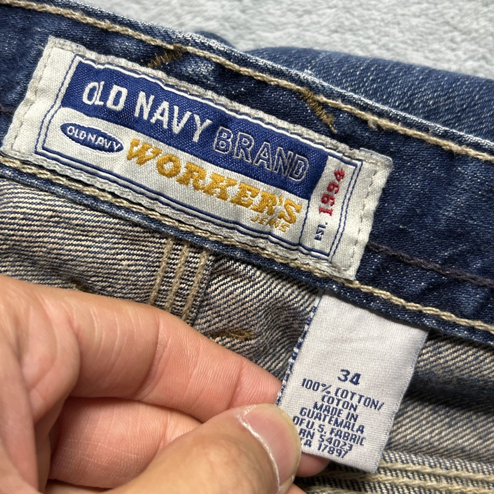 Old Navy Baggy Jhort Shorts 34x11 Loose Relaxed Carpenter Baggie Work Size US 34 / EU 50 - 8 Thumbnail