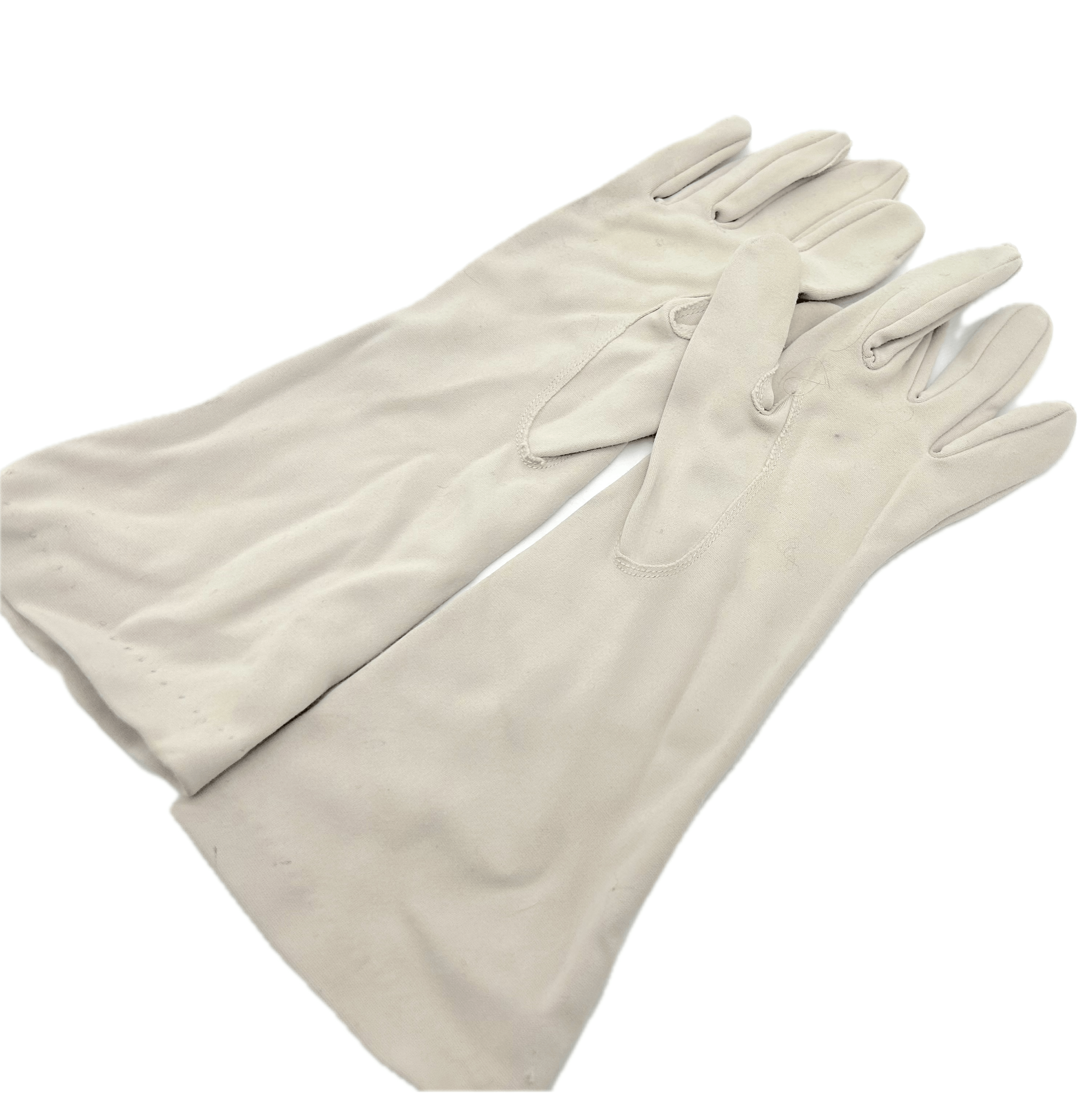 Vintage 1950's Pale Gray Gloves Size ONE SIZE - 5 Thumbnail