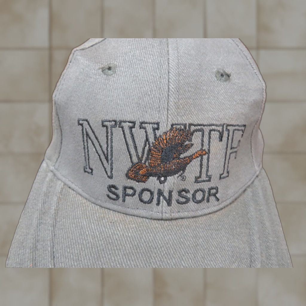 Vintage VTG NWTF National Wild Turkey Federation Sponsor Gobbler Hunting trucker cap hat Size ONE SIZE - 1 Thumbnail