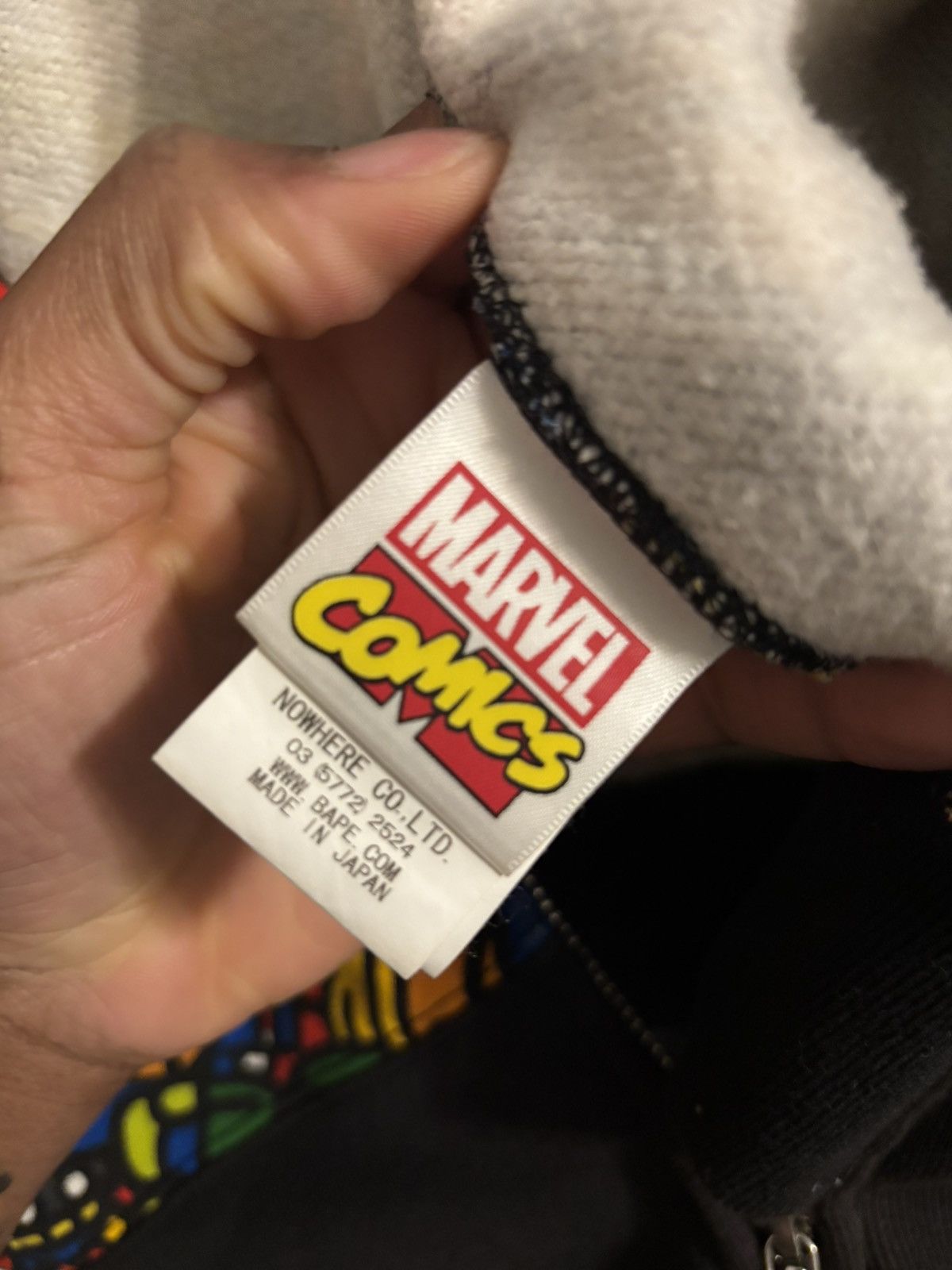 Bape Baby milo marvel comics full zip Size US L / EU 52-54 / 3 - 4 Thumbnail