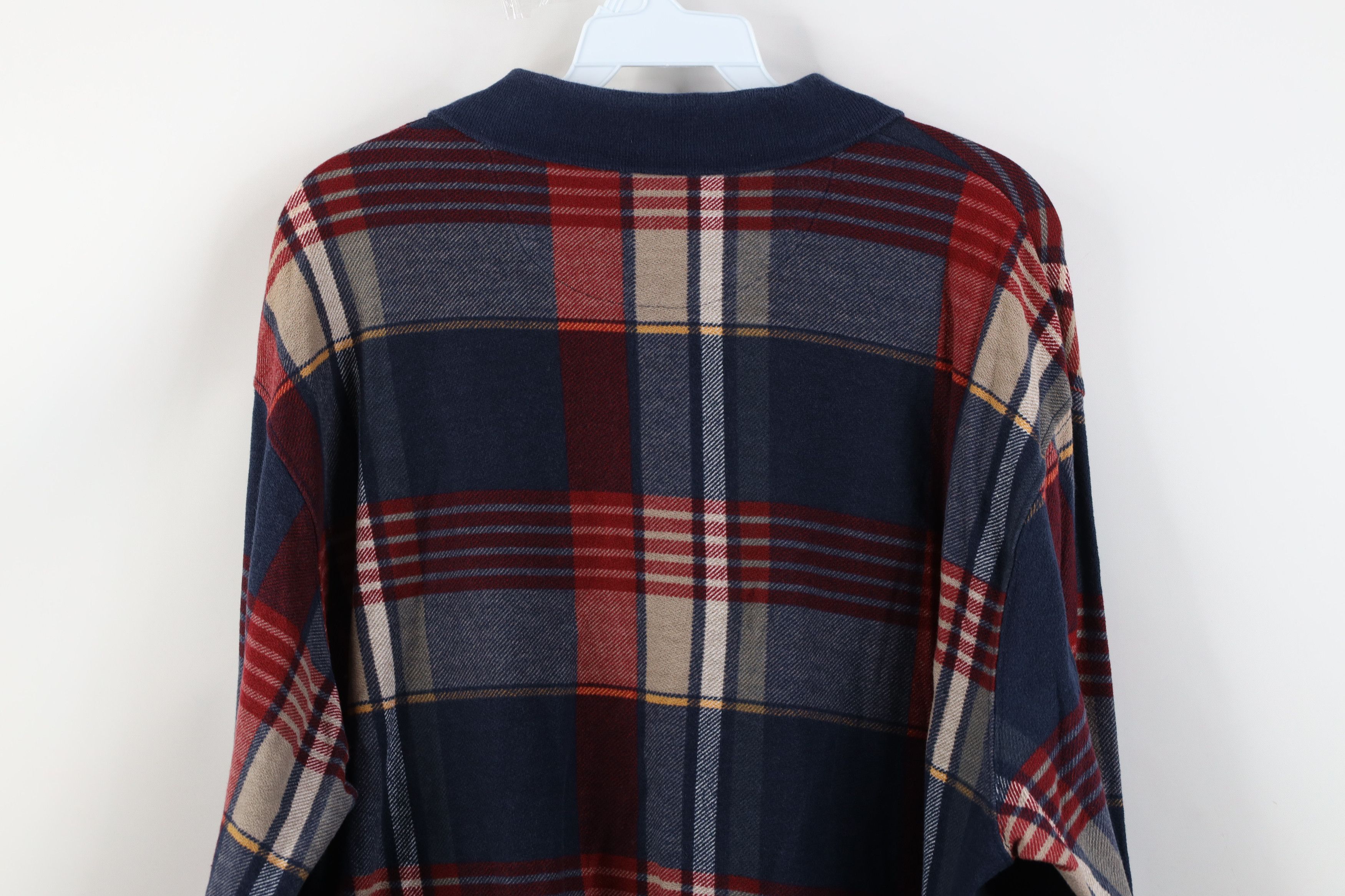 Polo Ralph Lauren Vintage 90s Chaps Ralph Lauren long Sleeve Rugby Polo Plaid Size US L / EU 52-54 / 3 - 11 Thumbnail