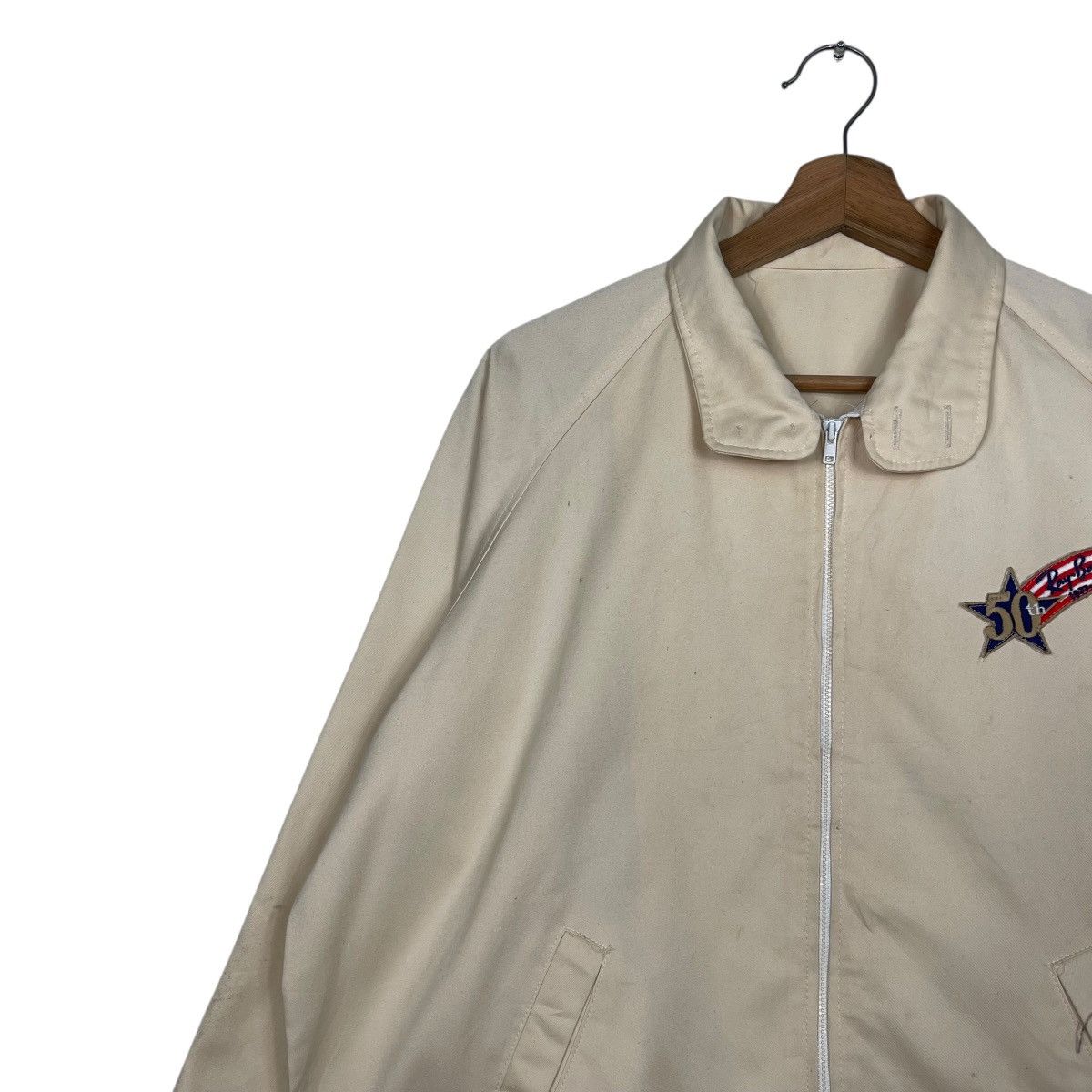 RayBan Vintage 90s 50th Anniversary RayBan Small Logo Zipper Jacket Size US M / EU 48-50 / 2 - 6 Thumbnail