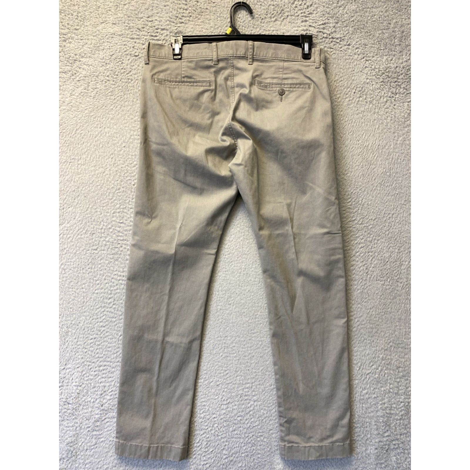 J.Crew VINTAGE J.CREW Men’s Gray Cotton Chino Pants Tapered Fit 33x32 Casual Business Size US 33 - 6 Thumbnail
