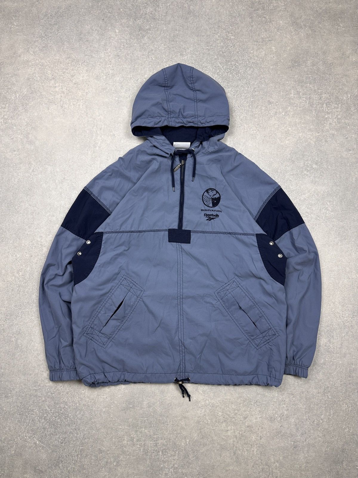 Reebok × Vintage Vintage Reebok Jacket 1/3 zip center logo Size US XL / EU 56 / 4 - 6 Thumbnail