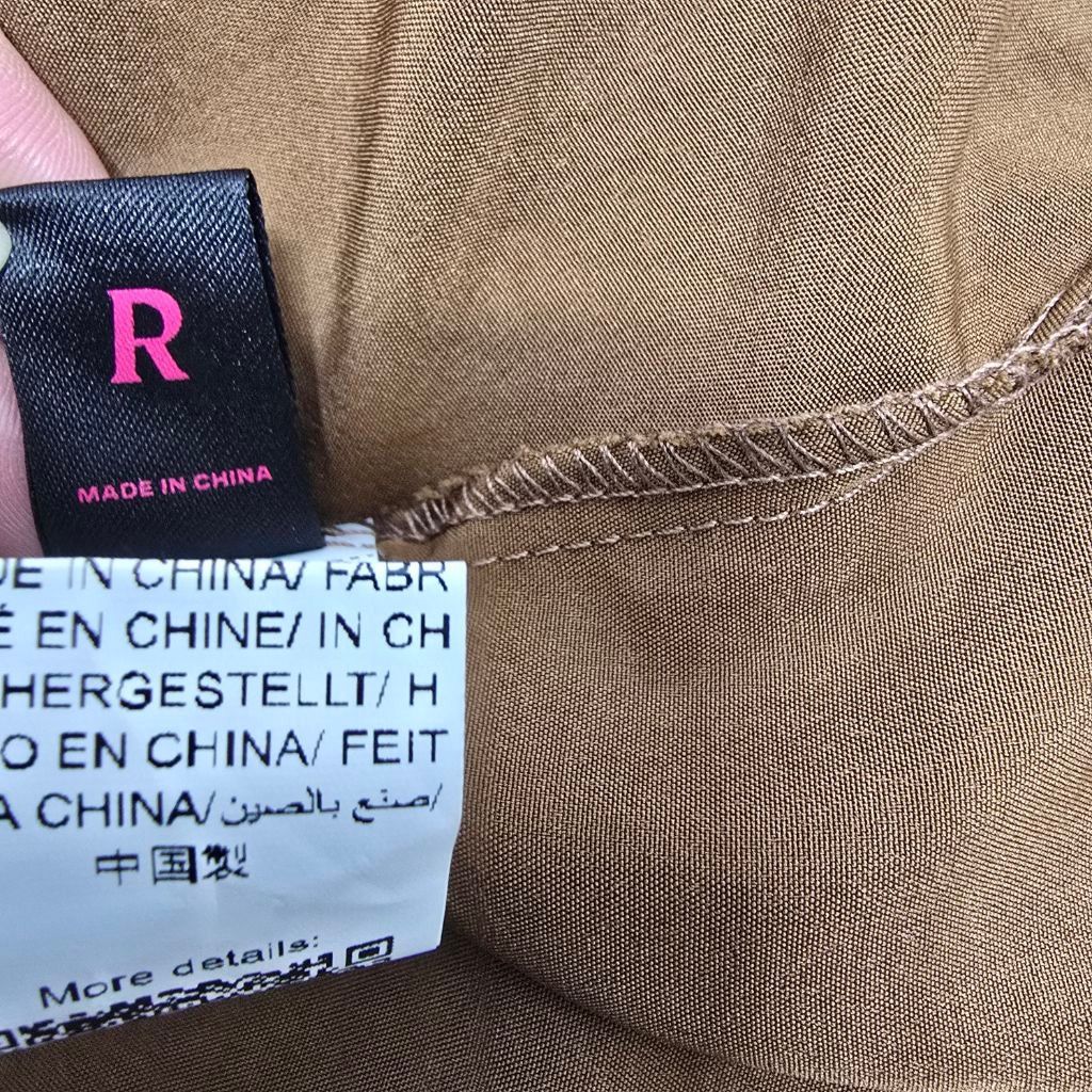 The Unbranded Brand Women's ROMWE Brown Off-Shoulder Dress, Size XL Size XL / US 12-14 / IT 48-50 - 11 Thumbnail
