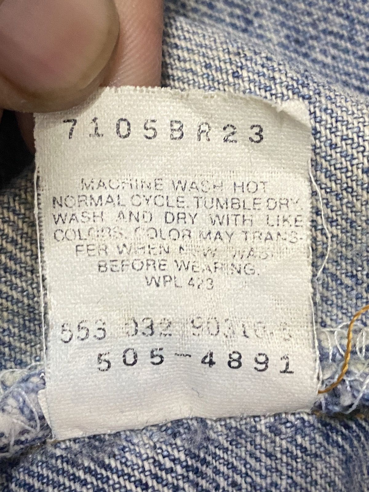 Levi's Vintage Clothing Vintage Levis505 90’s Mud Wash Grunge Distressed Loose Jeans Size US 32 / EU 48 - 18 Thumbnail
