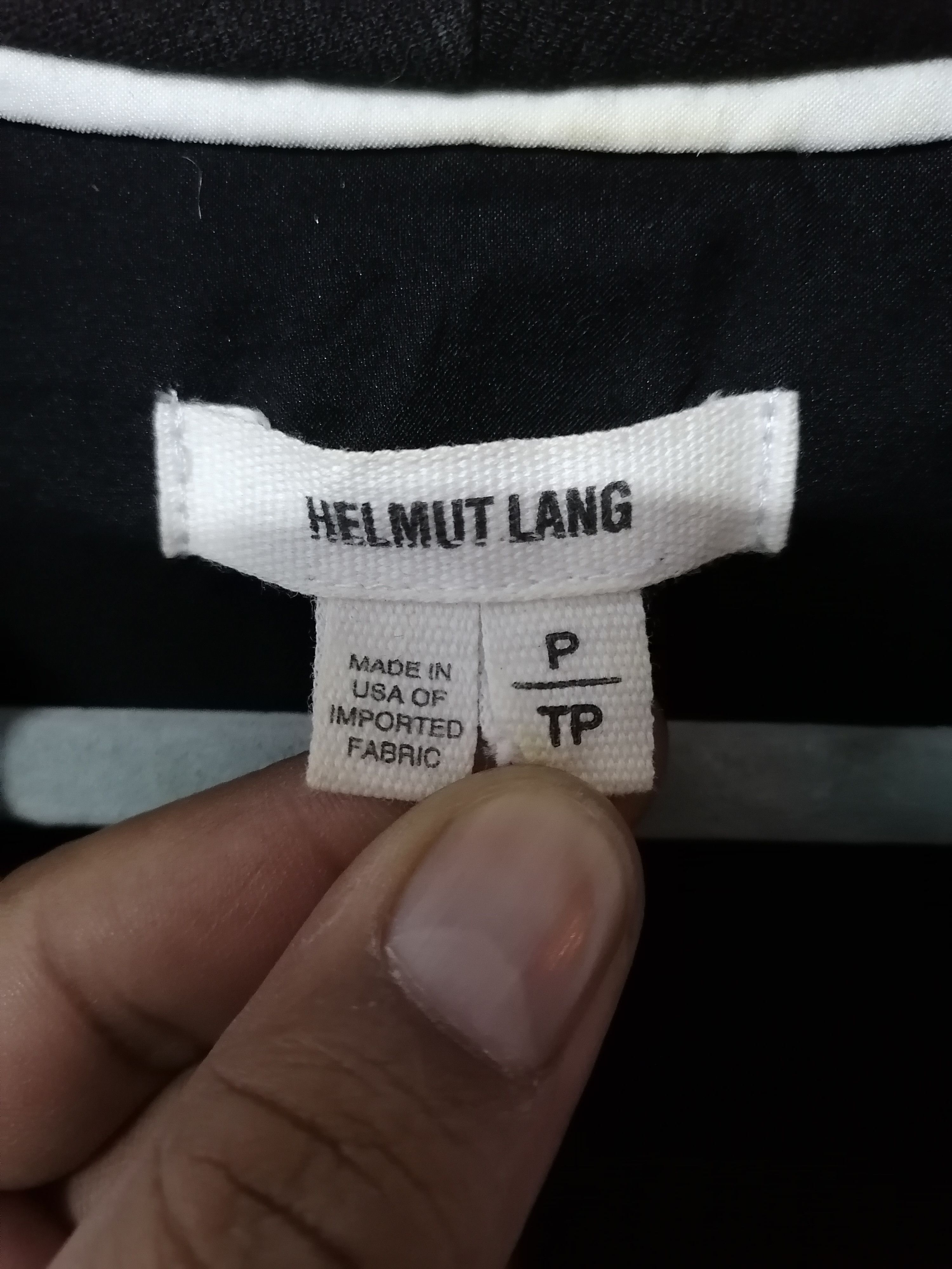Helmut Lang Helmut Lang F03HW101 Black Blazer Size XS / US 0-2 / IT 36-38 - 7 Thumbnail