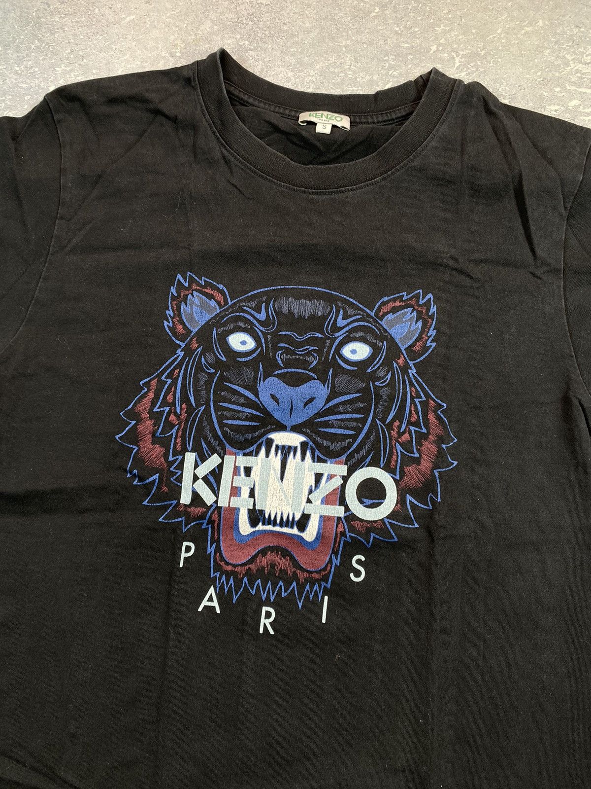Kenzo Kenzo Men’s Black T-shirt With Big Centre Logo Size Small Size US S / EU 44-46 / 1 - 5 Thumbnail