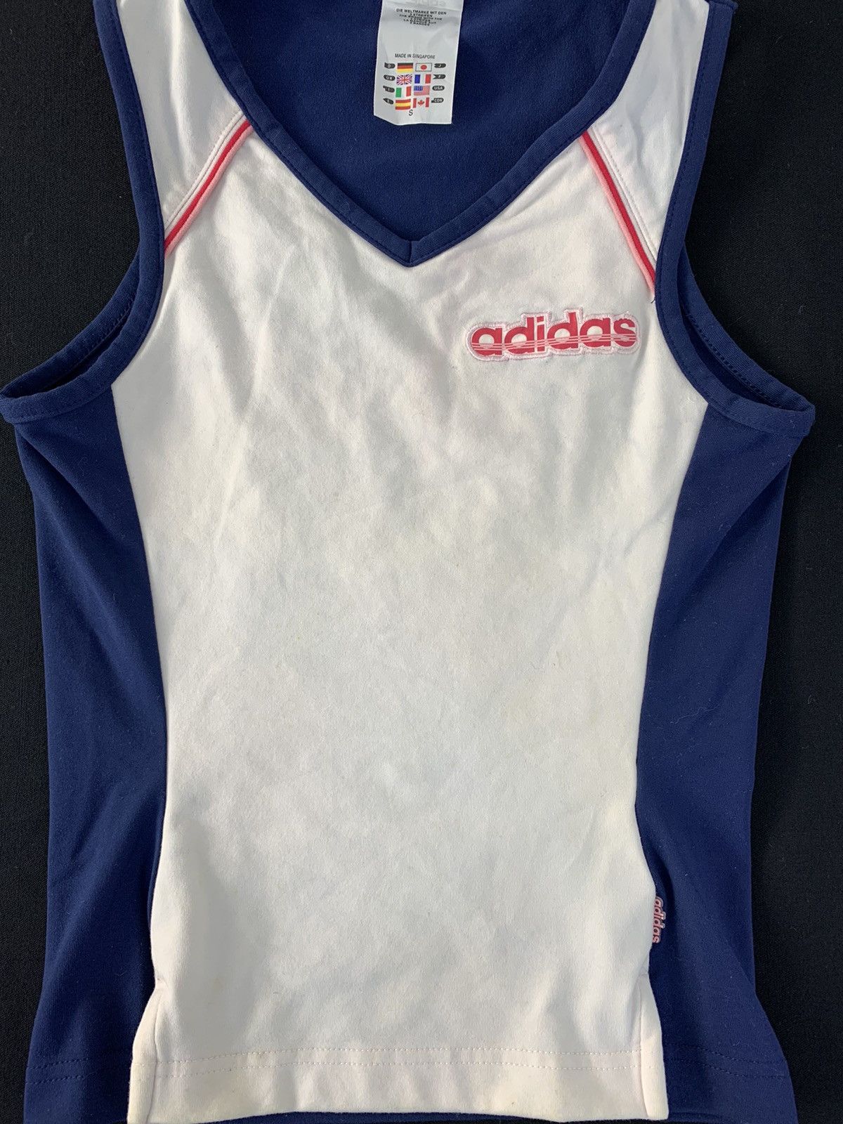 Adidas Adidas Tank Top Jerseys Printed Tee Girl Youth Wear Size XS / US 0-2 / IT 36-38 - 3 Thumbnail