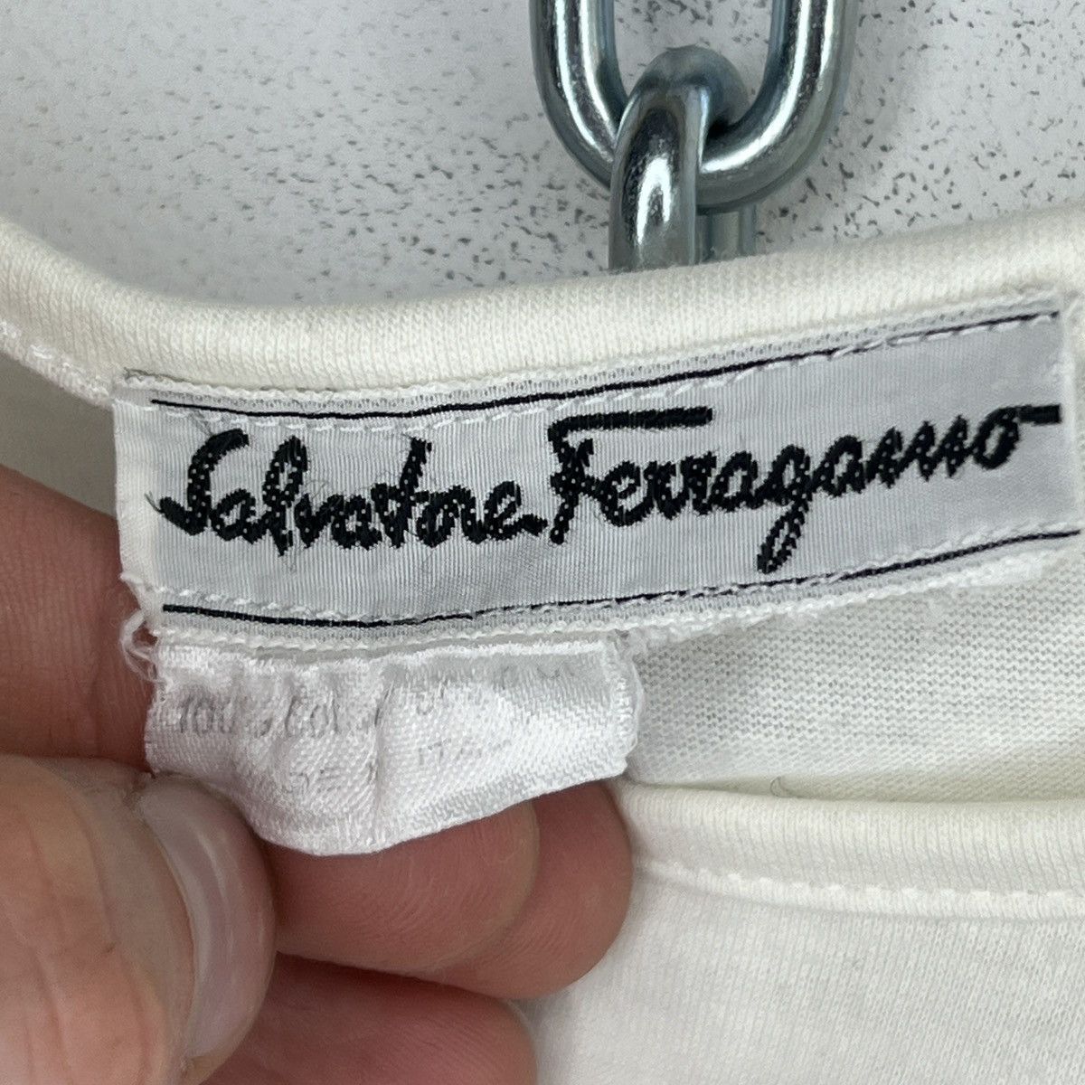 Salvatore Ferragamo × Vintage Vintage SALVATORE FERRAGAMO Seoul 1988 Print T-Shirt Tee Size US M / EU 48-50 / 2 - 11 Thumbnail