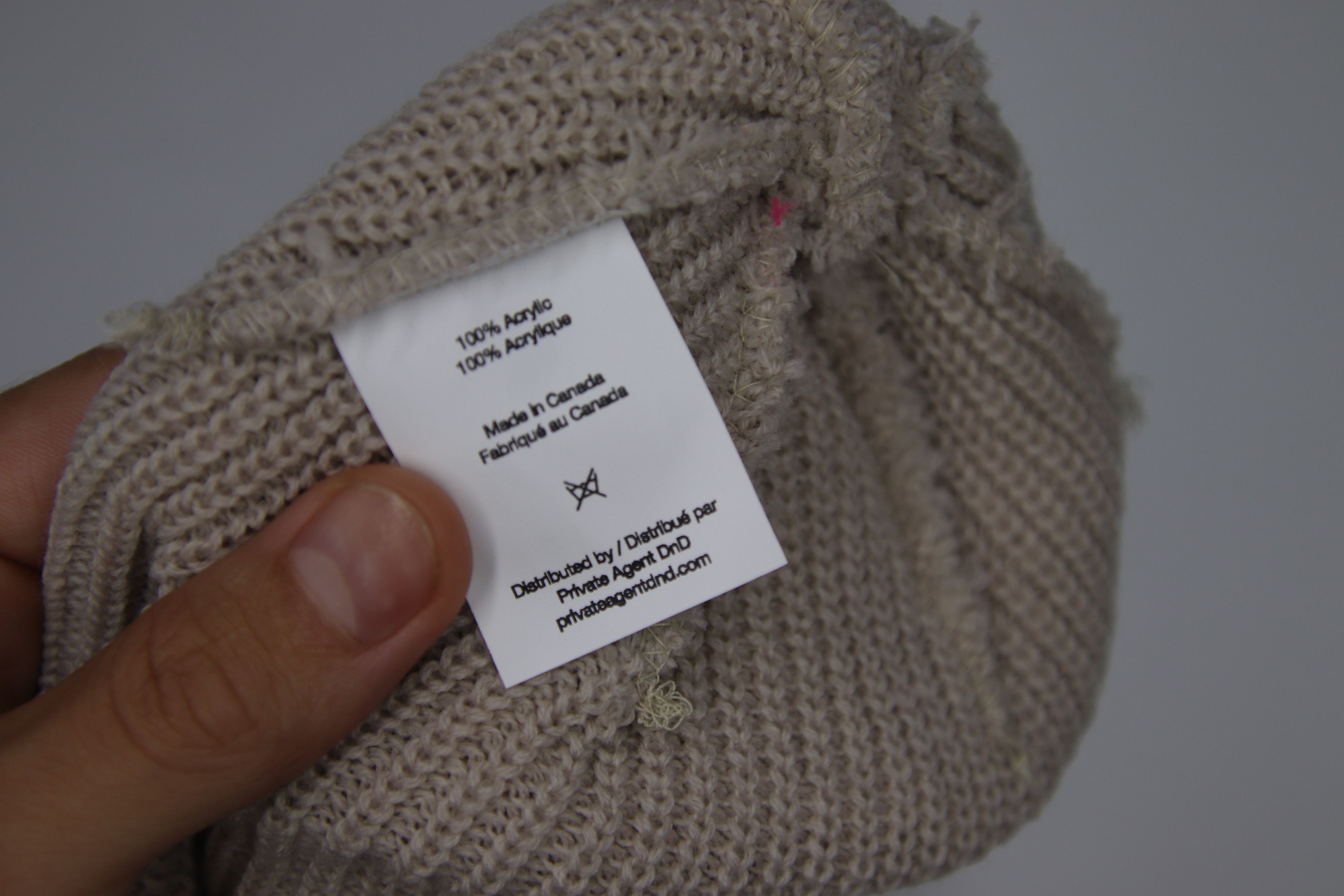 Other Blank Beanie Beige grey Size ONE SIZE - 3 Thumbnail