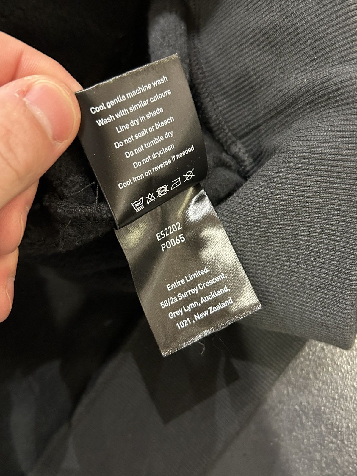 Entire Studios Entire Studios Eternal Full Zip Hoodie - Black Size US S / EU 44-46 / 1 - 6 Thumbnail