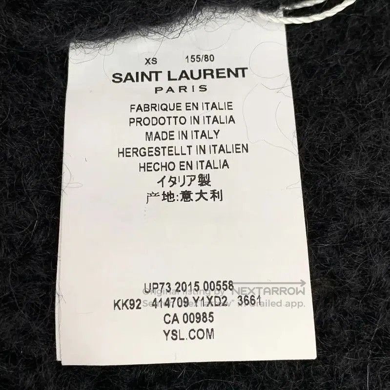 Yves Saint Laurent YSL Multi-Color Mohair Knit Sweater . Size XS / US 0-2 / IT 36-38 - 6 Thumbnail