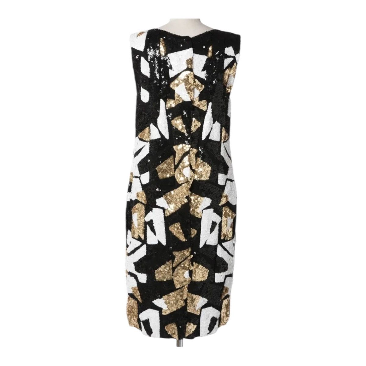 Loewe Loewe Black Gold And White Sequin Dress Women’s 36 US XS Size S / US 4 / IT 40 - 2 Thumbnail