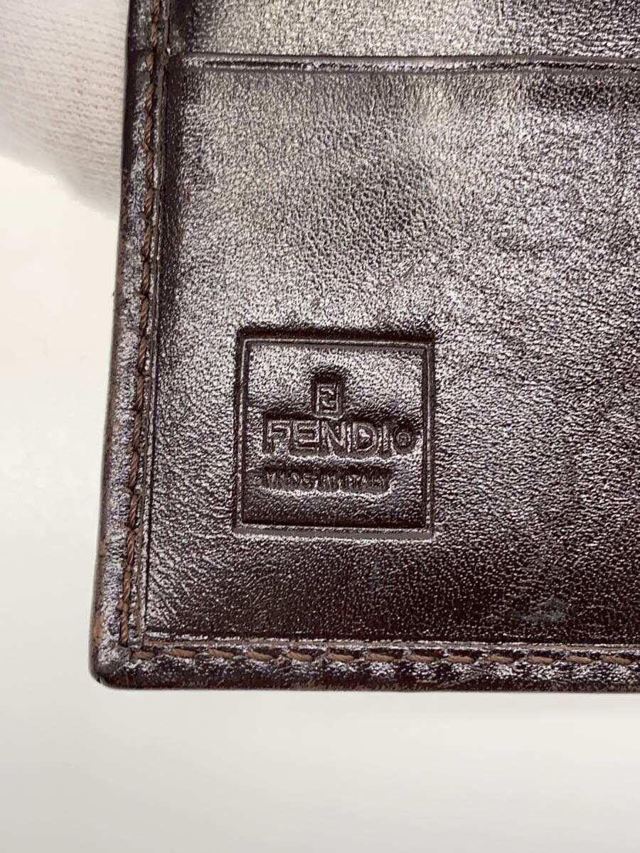 Fendi Fendi Bi-Fold Wallet Brown Size ONE SIZE - 3 Thumbnail