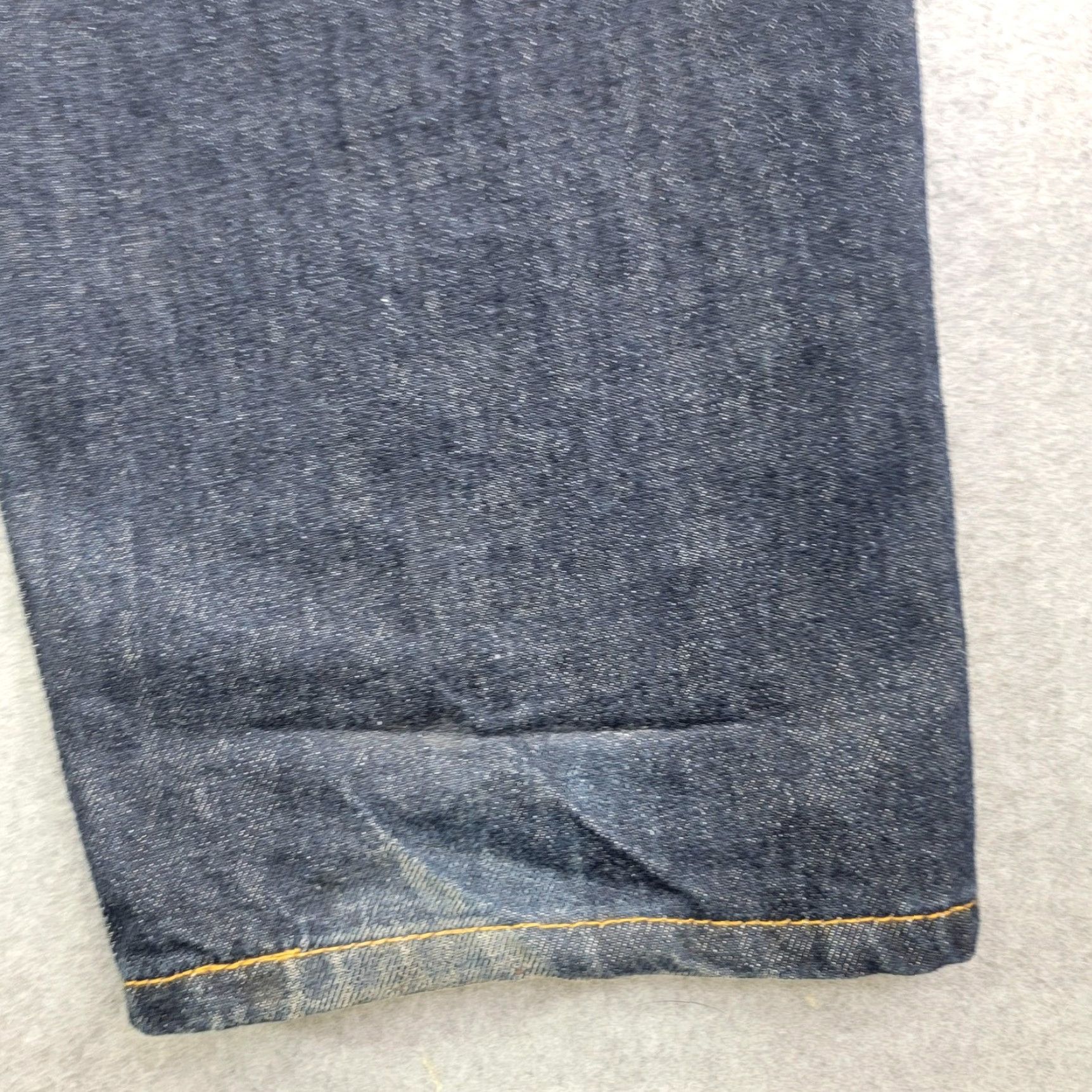 Levi's Levi's 505 Jeans Mens 36x32 Blue Dark Wash Regular Fit Straight Leg Denim Jeans Size US 36 / EU 52 - 7 Thumbnail
