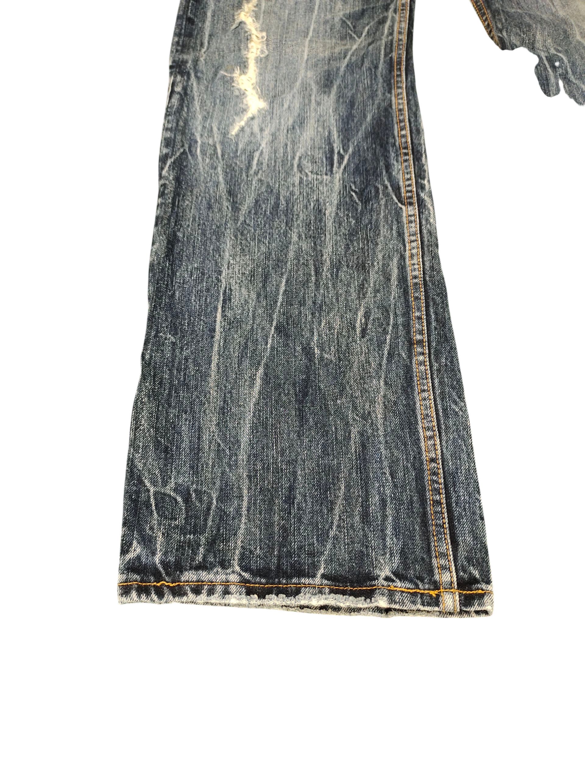 Kapital Vintage Japanese Brand Distress Denim Jeans Ppfm Undercover Size US 34 / EU 50 - 7 Thumbnail