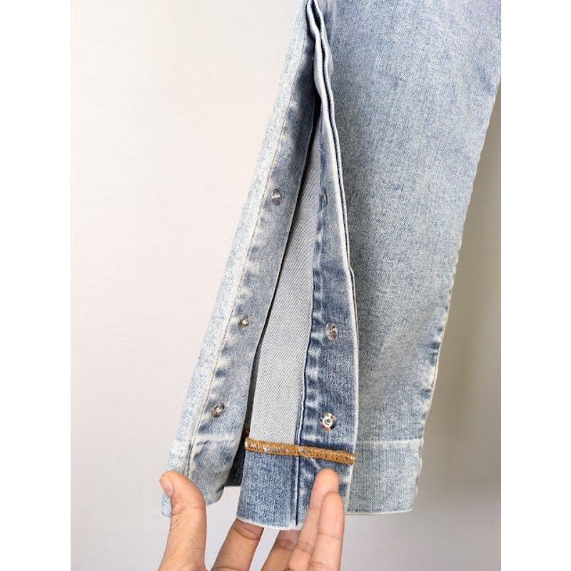 Amiri o1rshd1 Stack Flare Jeans in Stone Indigo Size US 32 / EU 48 - 6 Thumbnail
