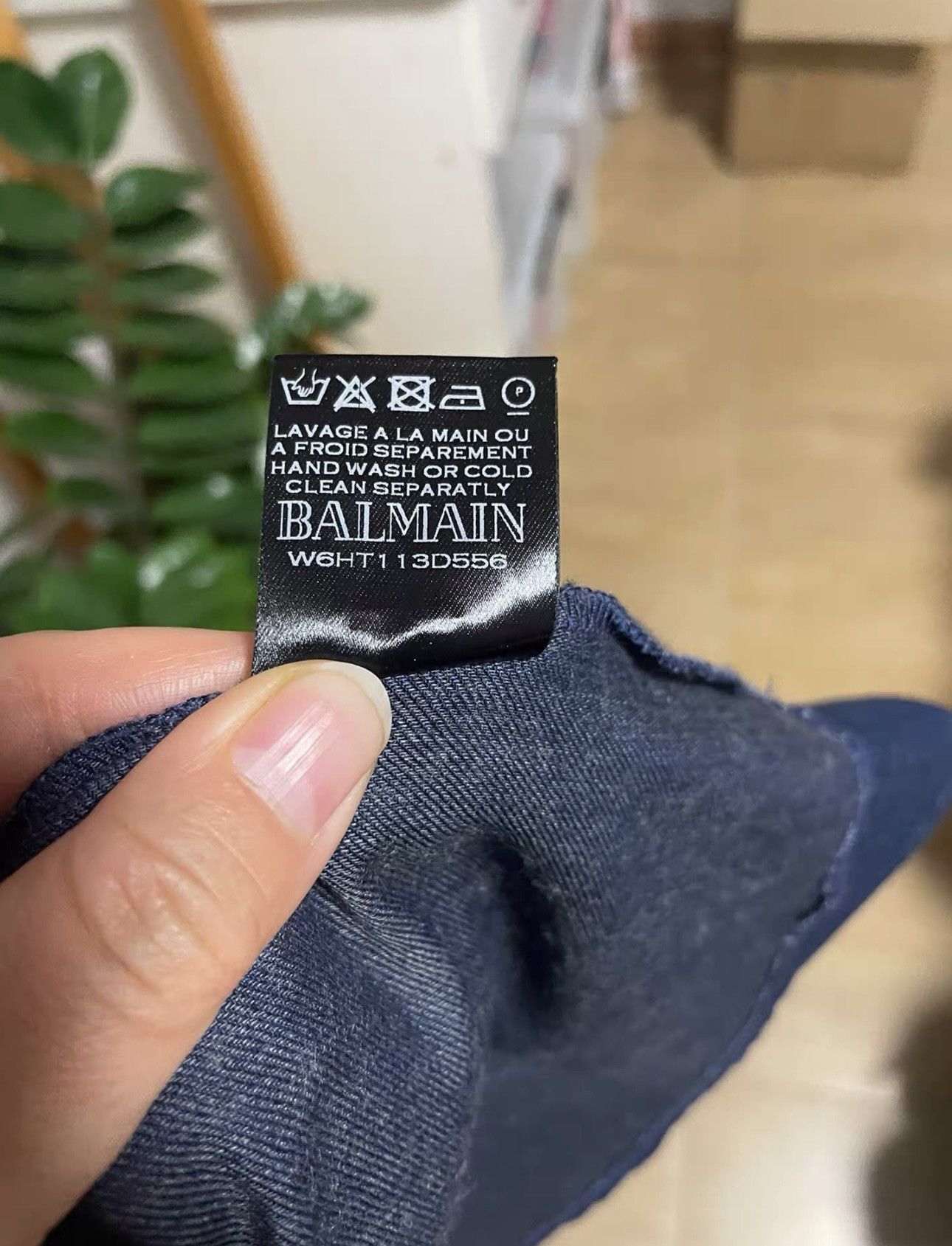 Balmain Balmain navy shirt Size US XXS / EU 40 - 6 Thumbnail