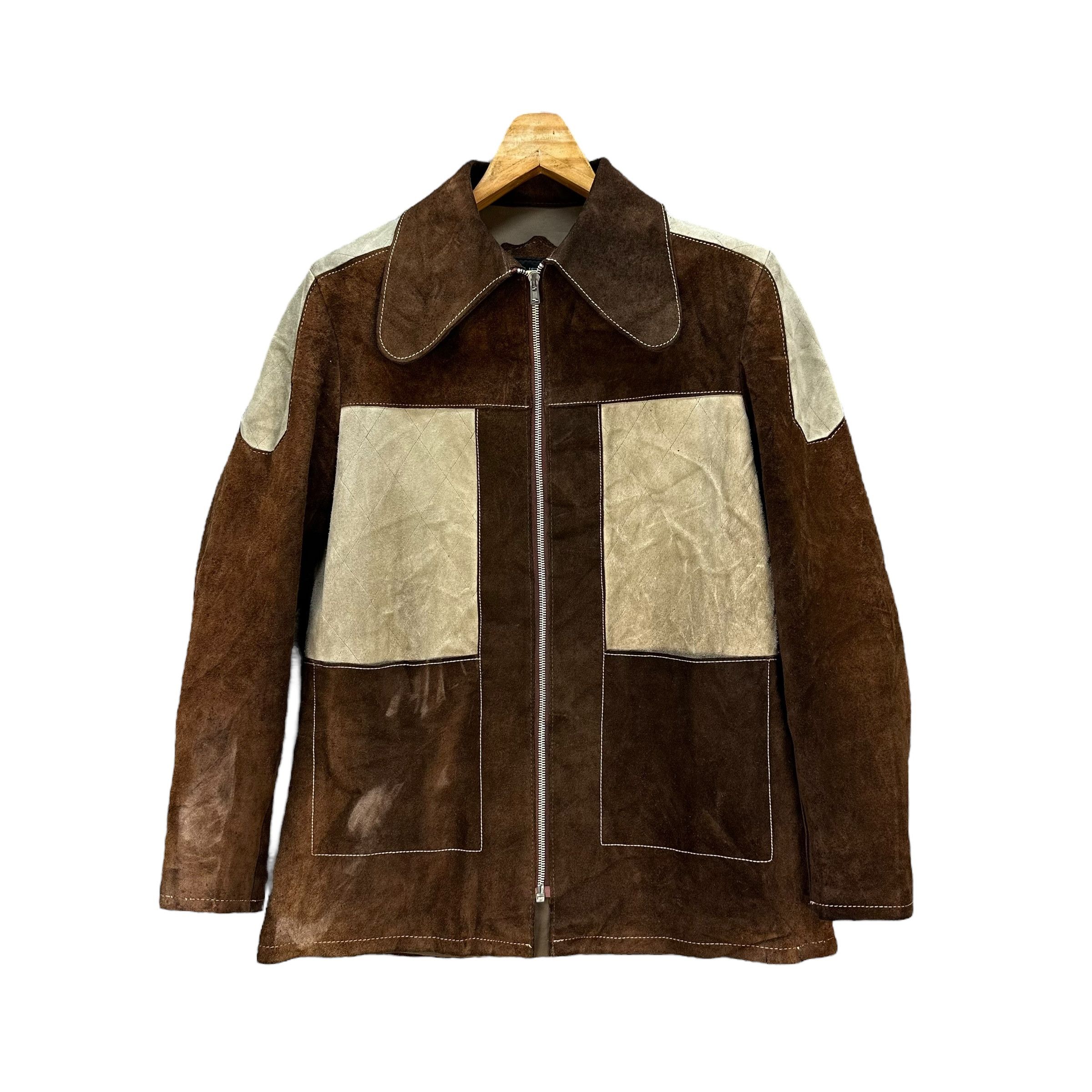 Sears HOUSE OF SEARS Suede Leather Jacket #A47-1089 Size US L / EU 52-54 / 3 - 1 Thumbnail