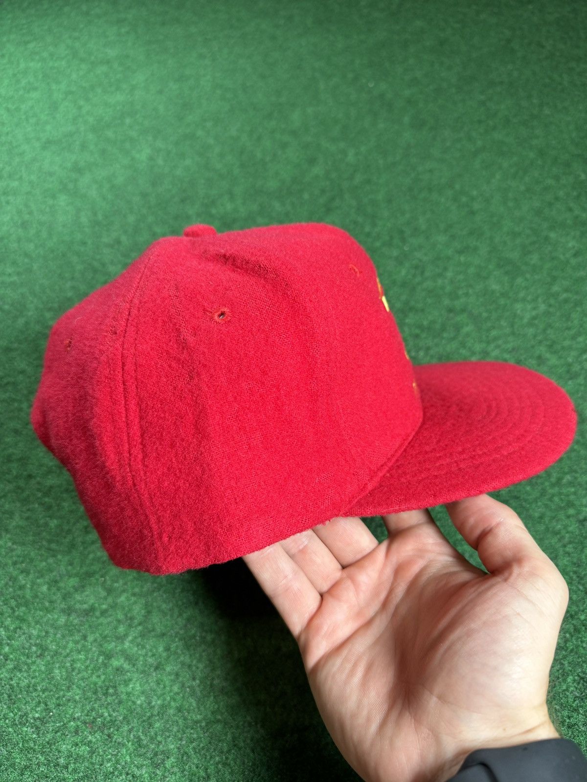 Vintage Vintage 90s Atlanta Hawks Wool OSFA NBA Snapback Hat Size ONE SIZE - 3 Thumbnail