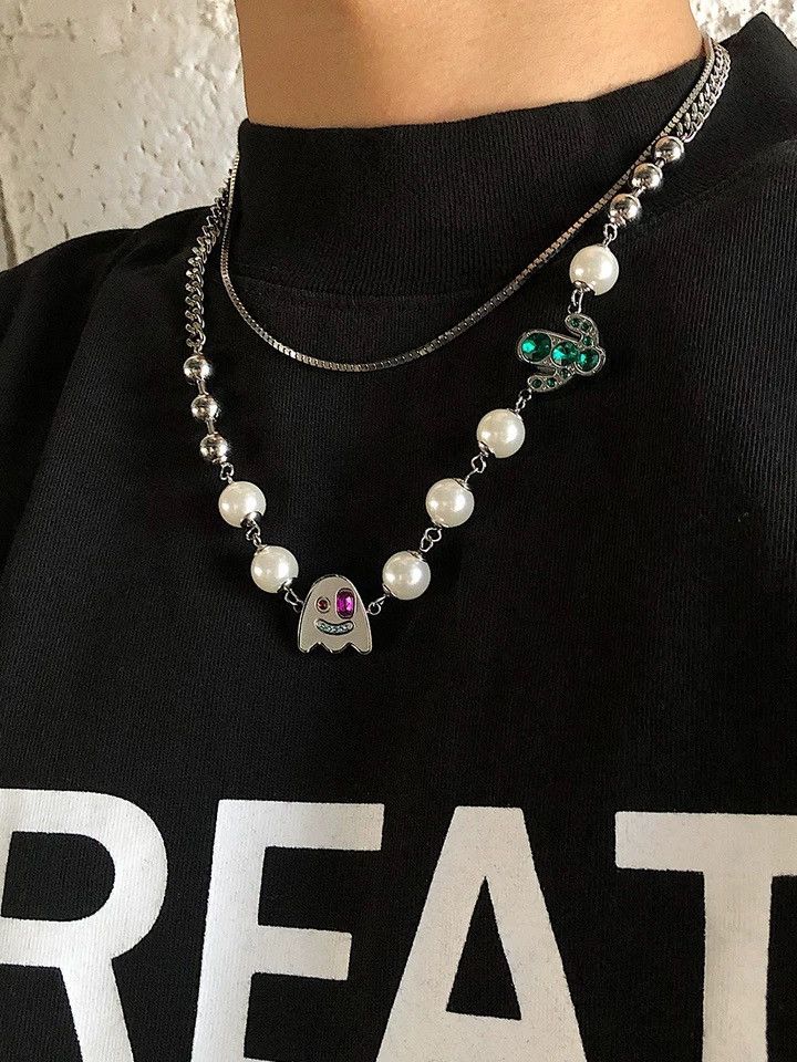 Japanese Brand × Jewelry Retro punk necklace Size ONE SIZE - 1 Thumbnail