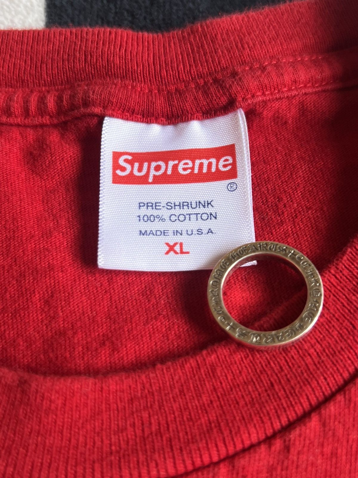 Supreme SS19 Supreme Rocks Tee - Red - Pre-Owned Size US XL / EU 56 / 4 - 3 Thumbnail