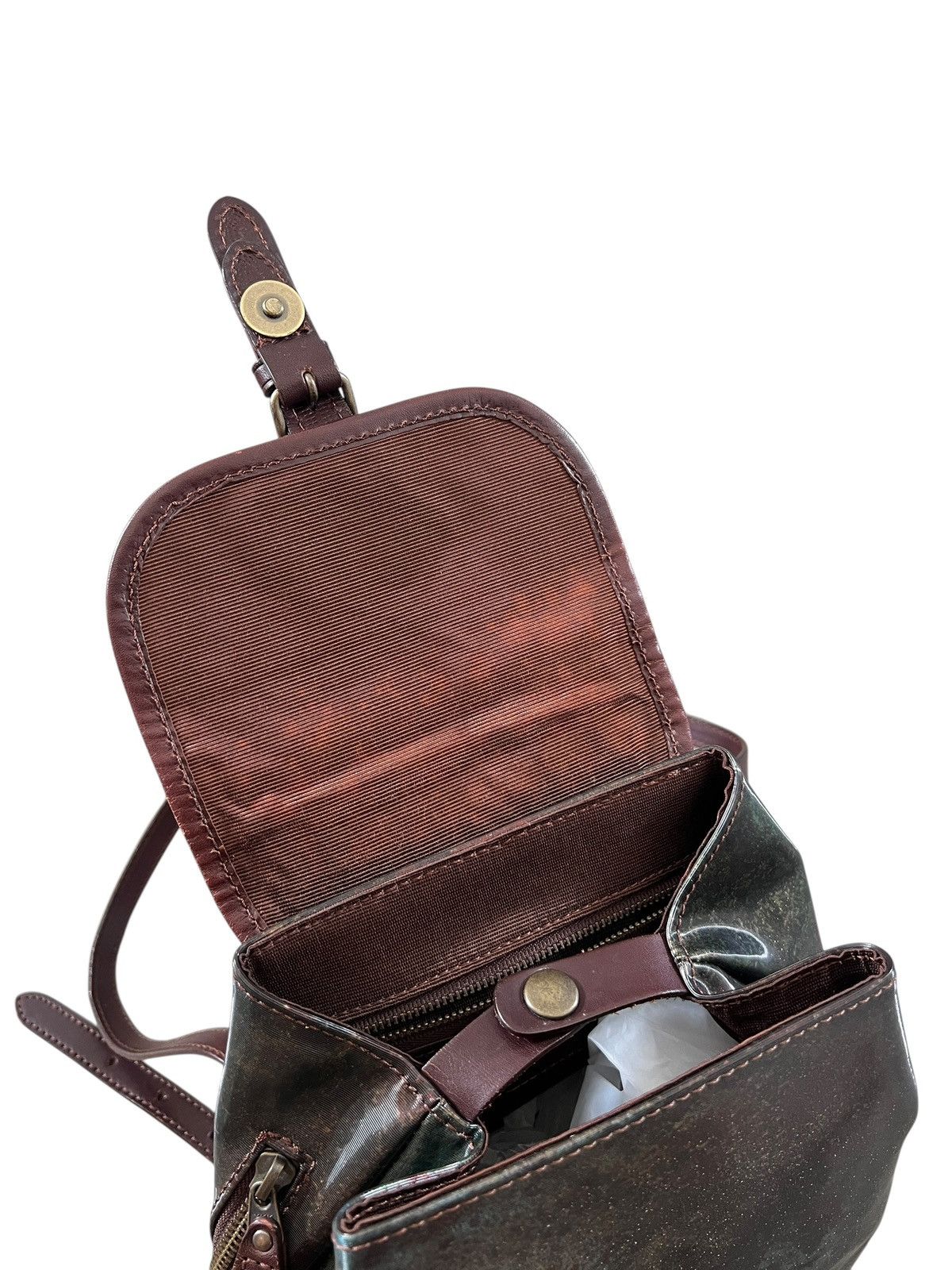 Jean Paul Gaultier Vintage Jean Paul Gaultier Cyber Holographic Backpack Size ONE SIZE - 11 Thumbnail