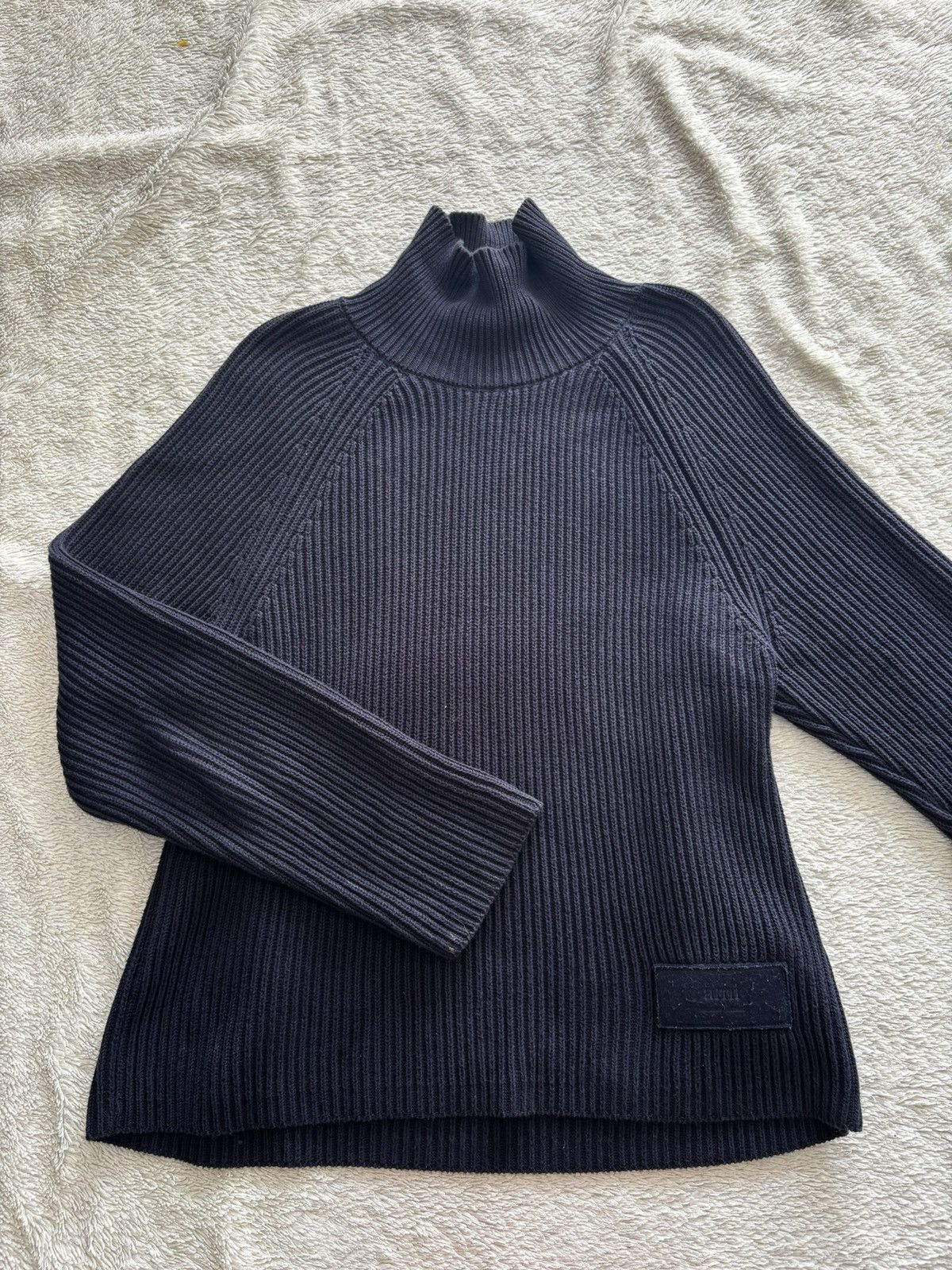 AMI AMI Alexandre Mattiussi ribbed turtleneck sweater Size US M / EU 48-50 / 2 - 7 Thumbnail