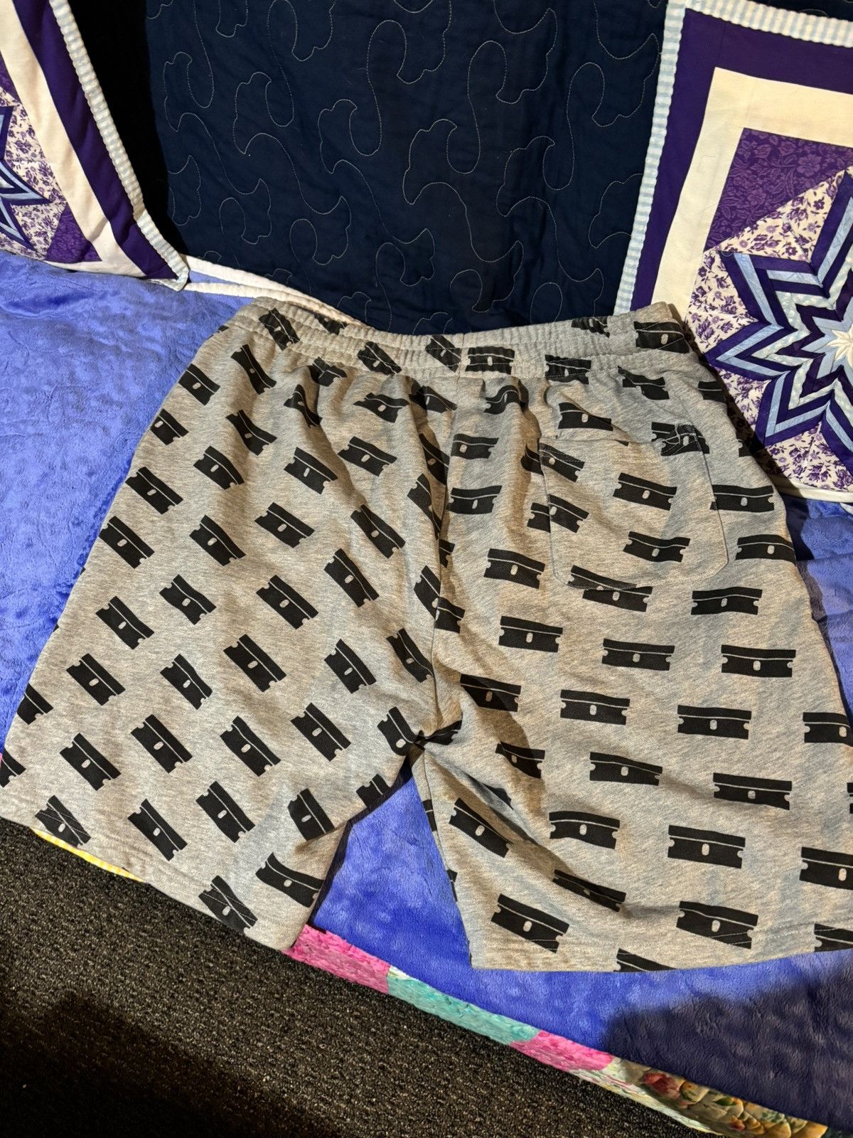 Fuck The Population × G59 Records G59 Suicideboys Razor Blade All Over Shorts Grey XL Size US 36 / EU 52 - 3 Thumbnail