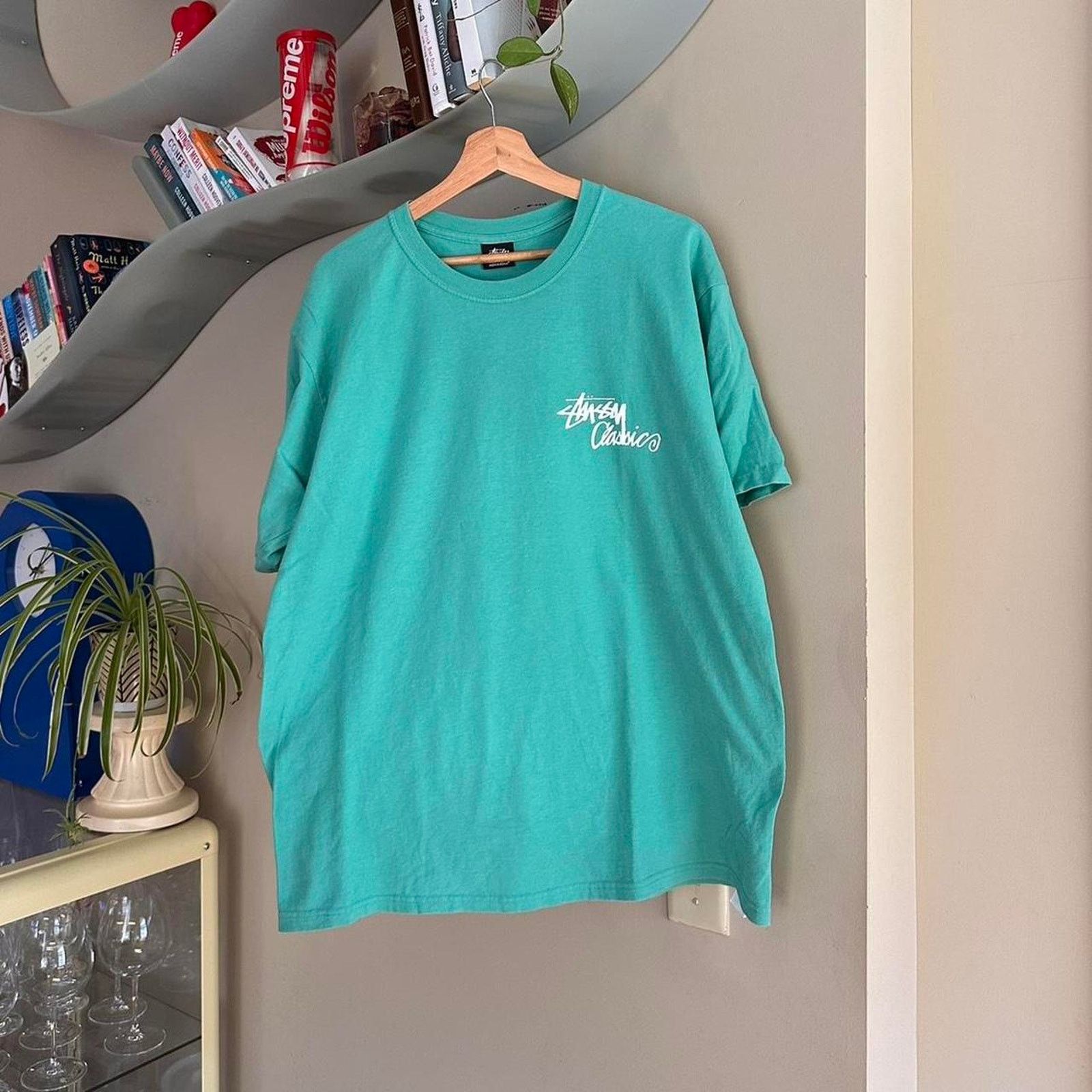 Stussy × Vintage Stussy 2021 A Go Go Shirt Size US L / EU 52-54 / 3 - 4 Thumbnail