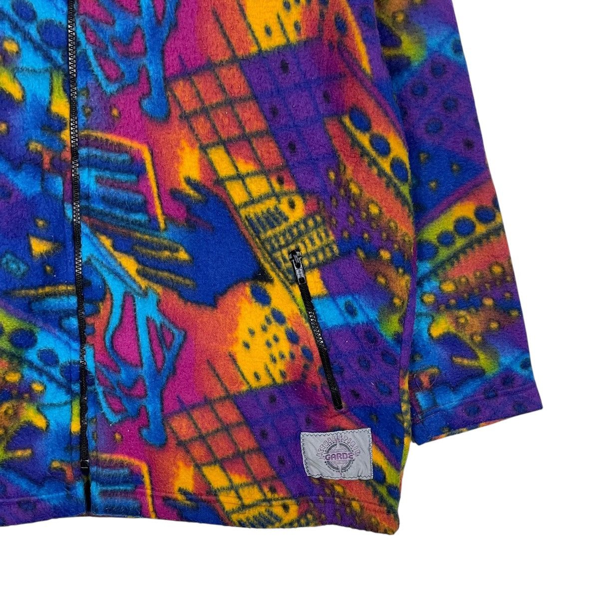 Japanese Brand Garde Multicolor Abstract Jacket Size US L / EU 52-54 / 3 - 4 Thumbnail