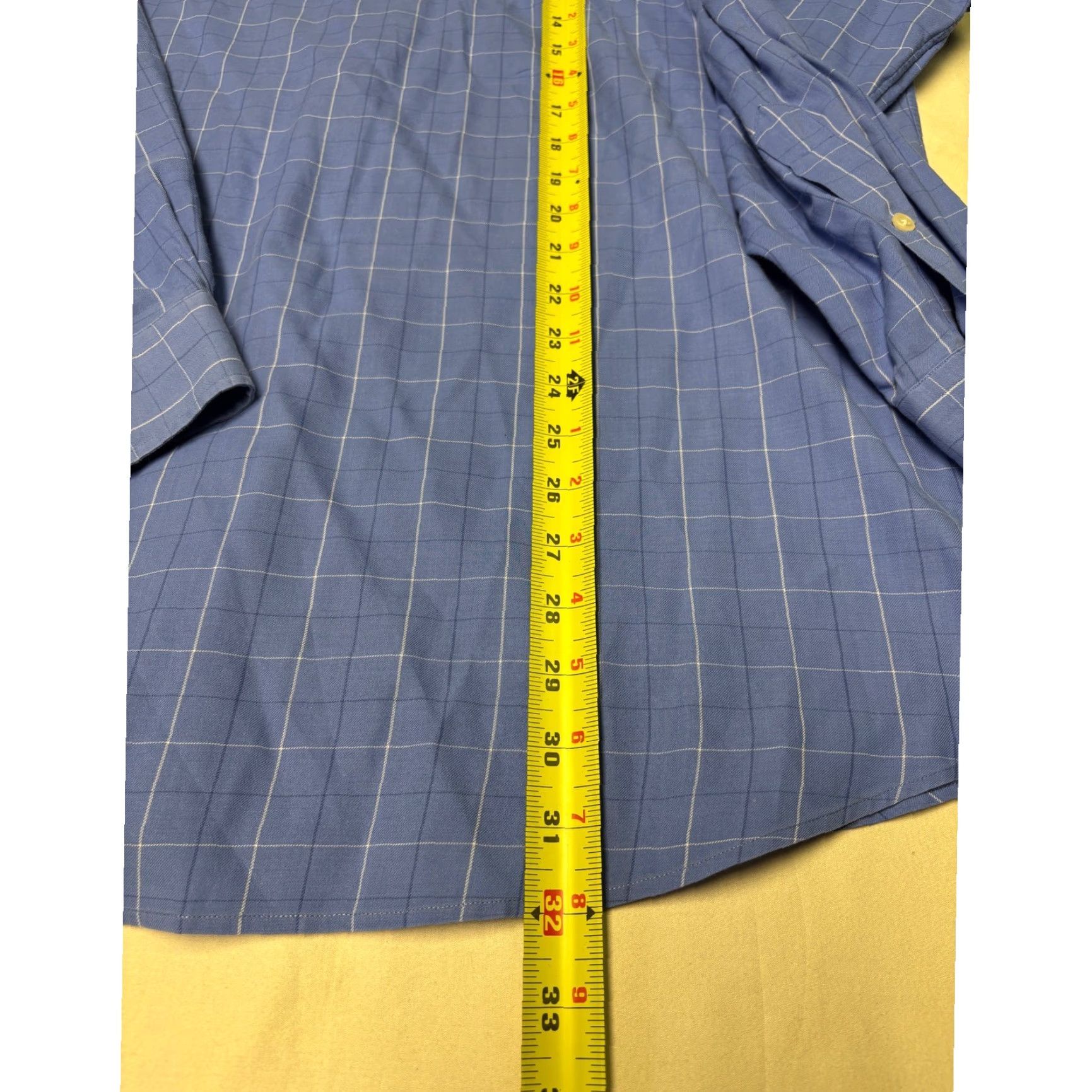 Polo Ralph Lauren Polo Ralph Lauren Button-Up Shirt Polo Ralph Lauren Lowell Sport Blue Check Button-Down Long Sleeve Men M Size US M / EU 48-50 / 2 - 6 Thumbnail