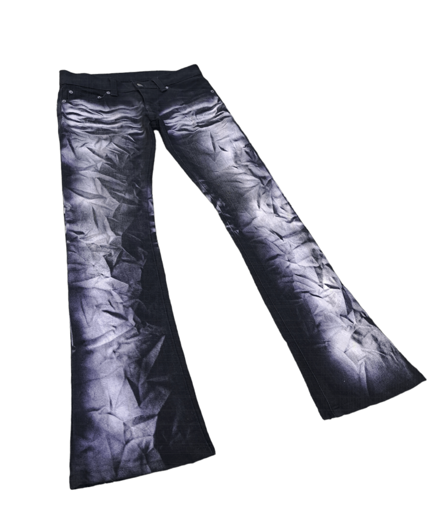 image of Tornado Mart x Tornado Mart Japan Dye Washed Slim Flare Jeans, Men's (Size 31)