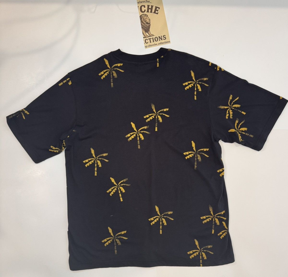 G-Star × Vintage G-Star Raw Black Palm Tree Print Oversized T-Shirt Size US M / EU 48-50 / 2 - 2 Thumbnail