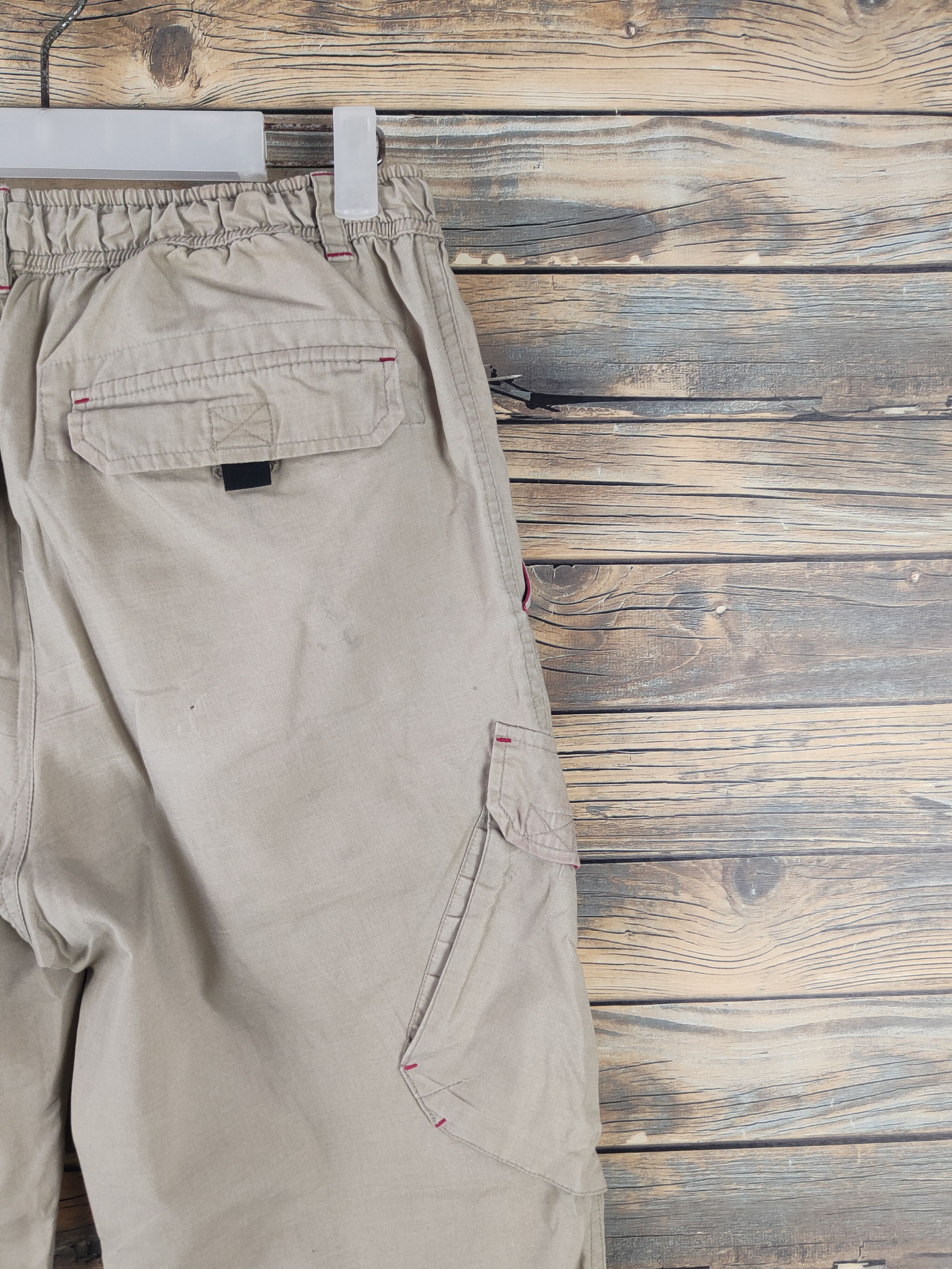 Japanese Brand DL Roller Gear Beige Multipocket Cargo Pants #2126 Size US 28 / EU 44 - 11 Thumbnail