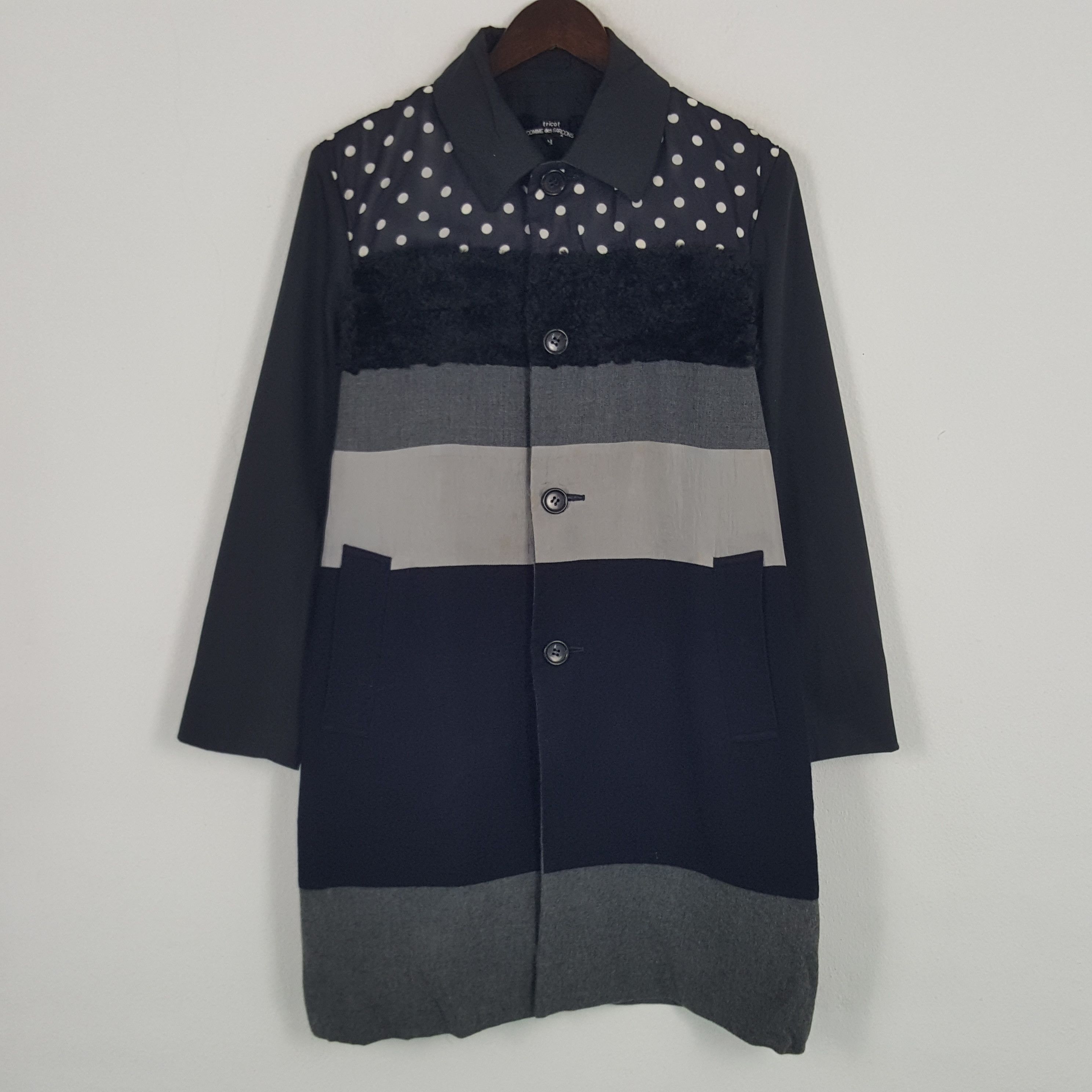 Comme des Garcons × Japanese Brand × Vintage Vintage Tricot Comme des Garcons Button Up Jacket Size US S / EU 44-46 / 1 - 1 Thumbnail