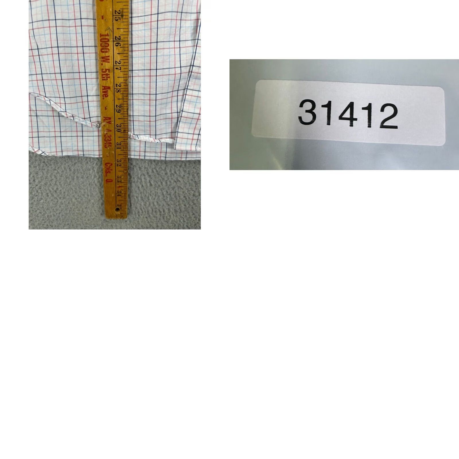 J.Crew J.CREW Button Up Shirt Mens 2XL White Plaid Performance Slim Long Sleeve Button-Up Shirt Size US XXL / EU 58 / 5 - 8 Thumbnail