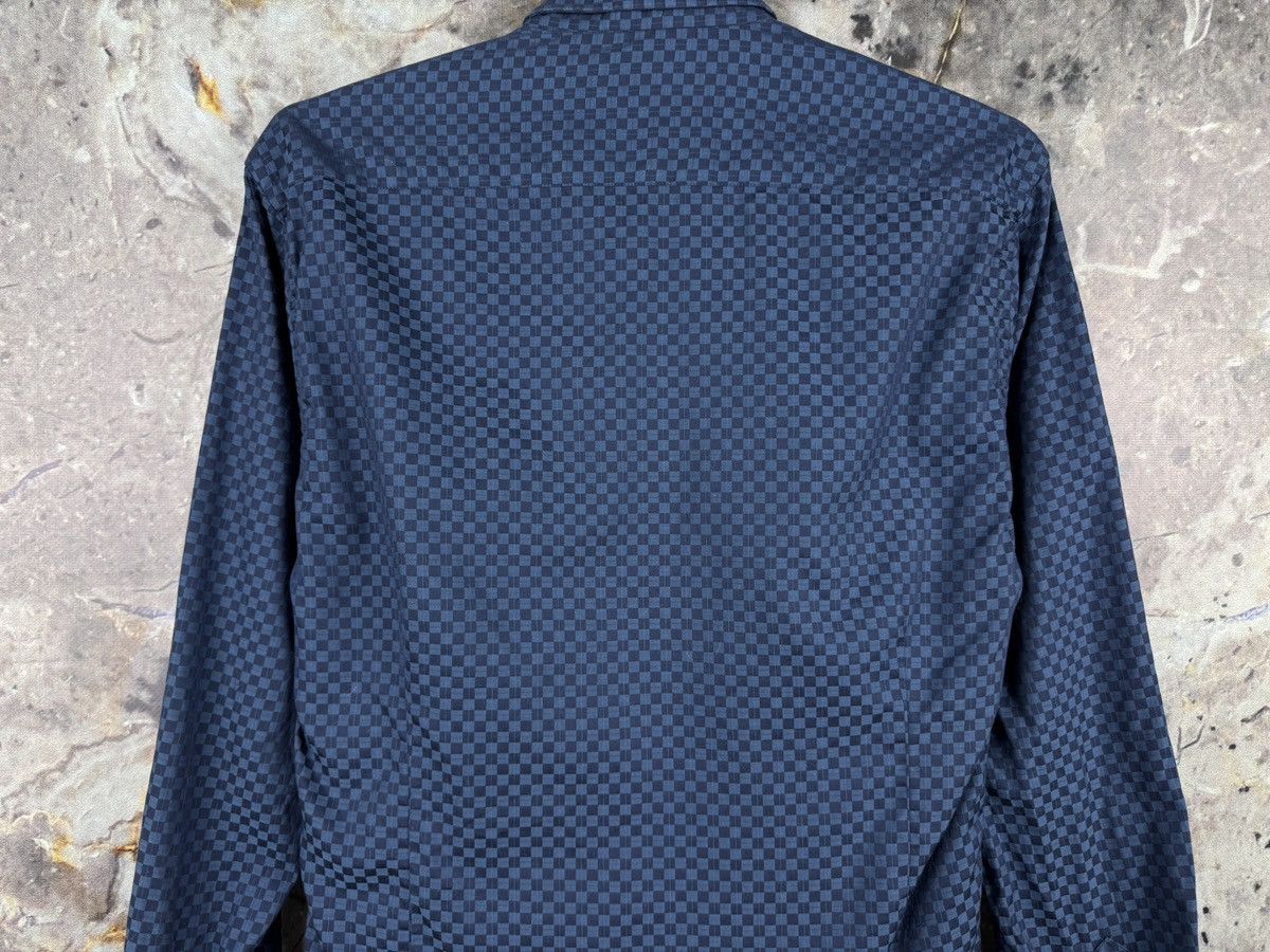 Etro Etro Men’s Button-Up Shirt Blue Checkered Pattern Long Sleev Size US M / EU 48-50 / 2 - 11 Thumbnail