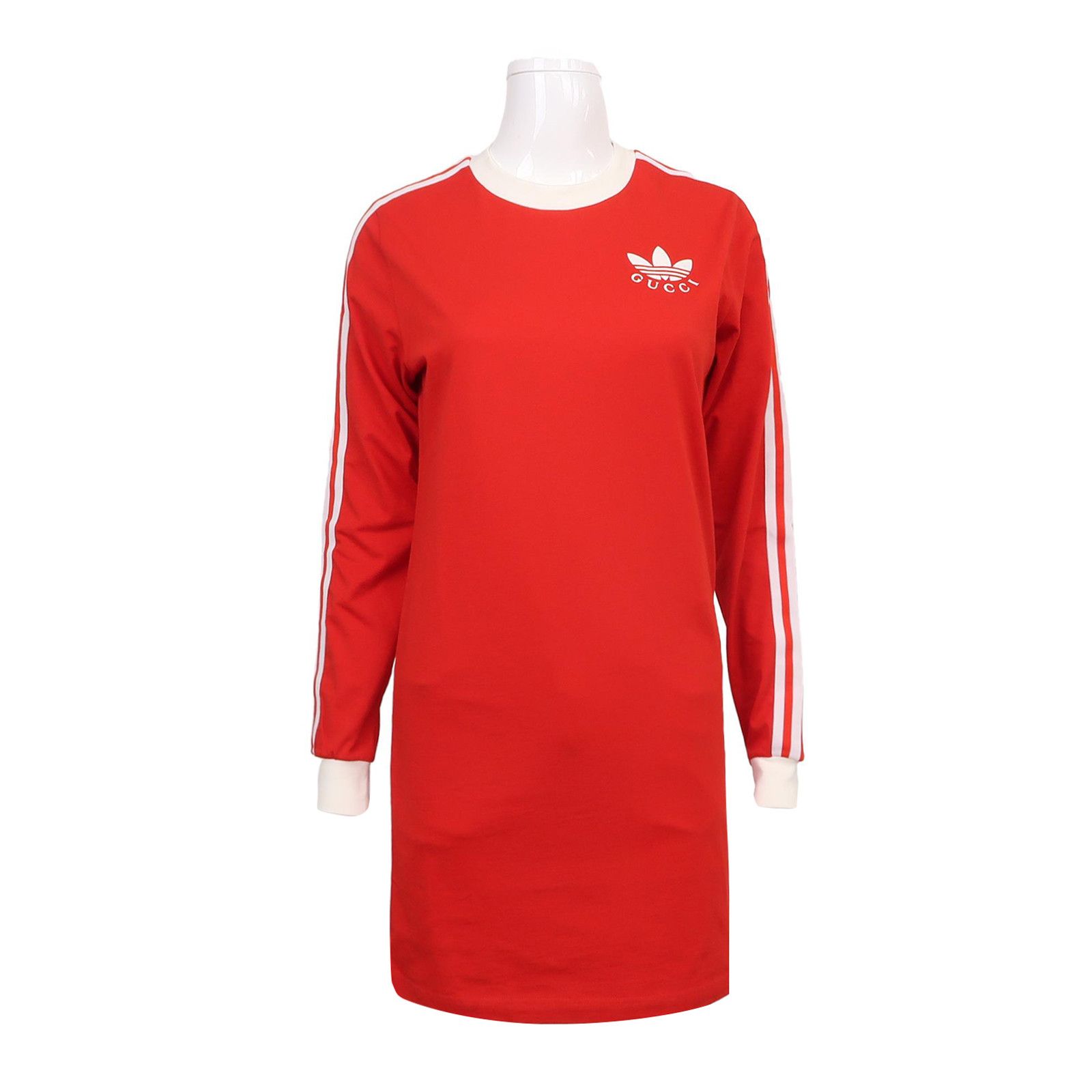 Gucci Gucci x Adidas Cotton Logo Mini Dress Size XS Size XS / US 0-2 / IT 36-38 - 1 Thumbnail