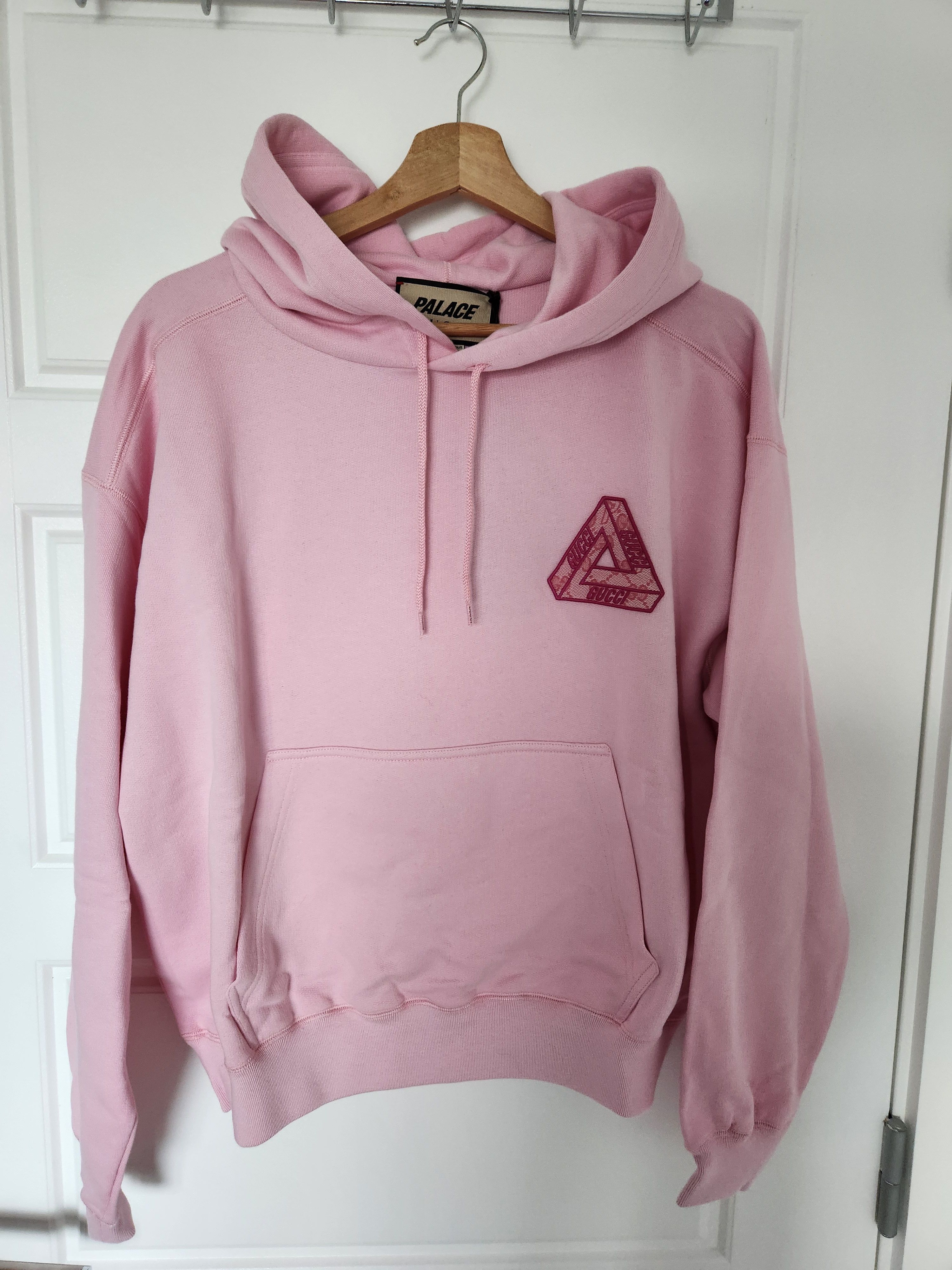 image of Gucci x Palace Hoodie Pink, Men's (Size Small)