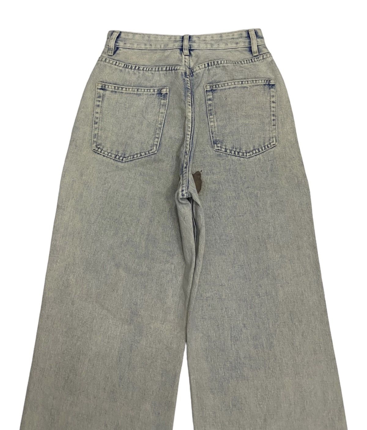 Hysteric Glamour × If Six Was Nine BAGGY🔥SPRAY PREMIUM BLUE WASH DISTRESSED BAGGY DENIM JEANS Size US 27 - 4 Thumbnail