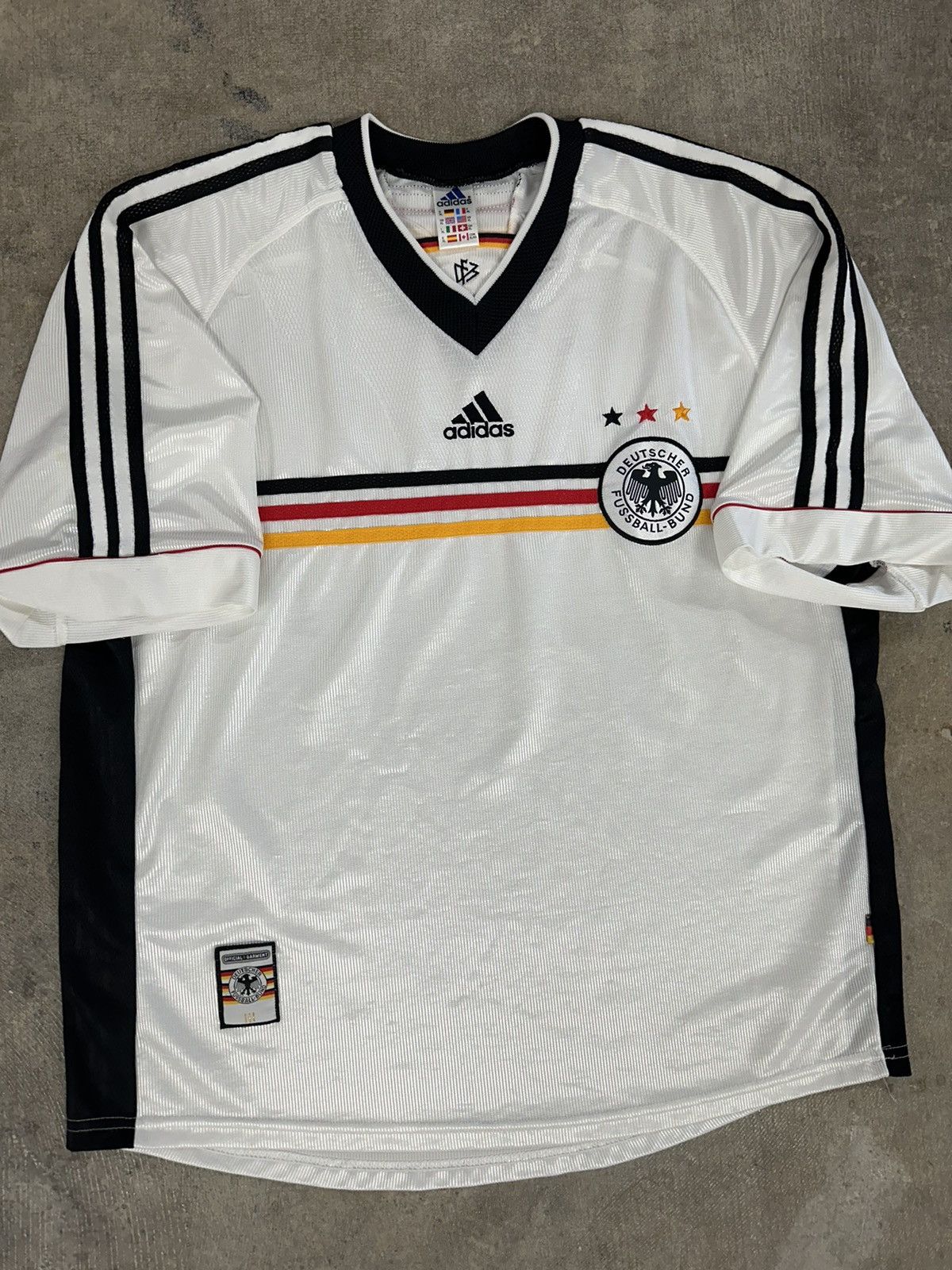 Adidas × Vintage Vintage Adidas 1998 Germany Soccer Jersey Kit Maglia RARE Size US XL / EU 56 / 4 - 3 Thumbnail