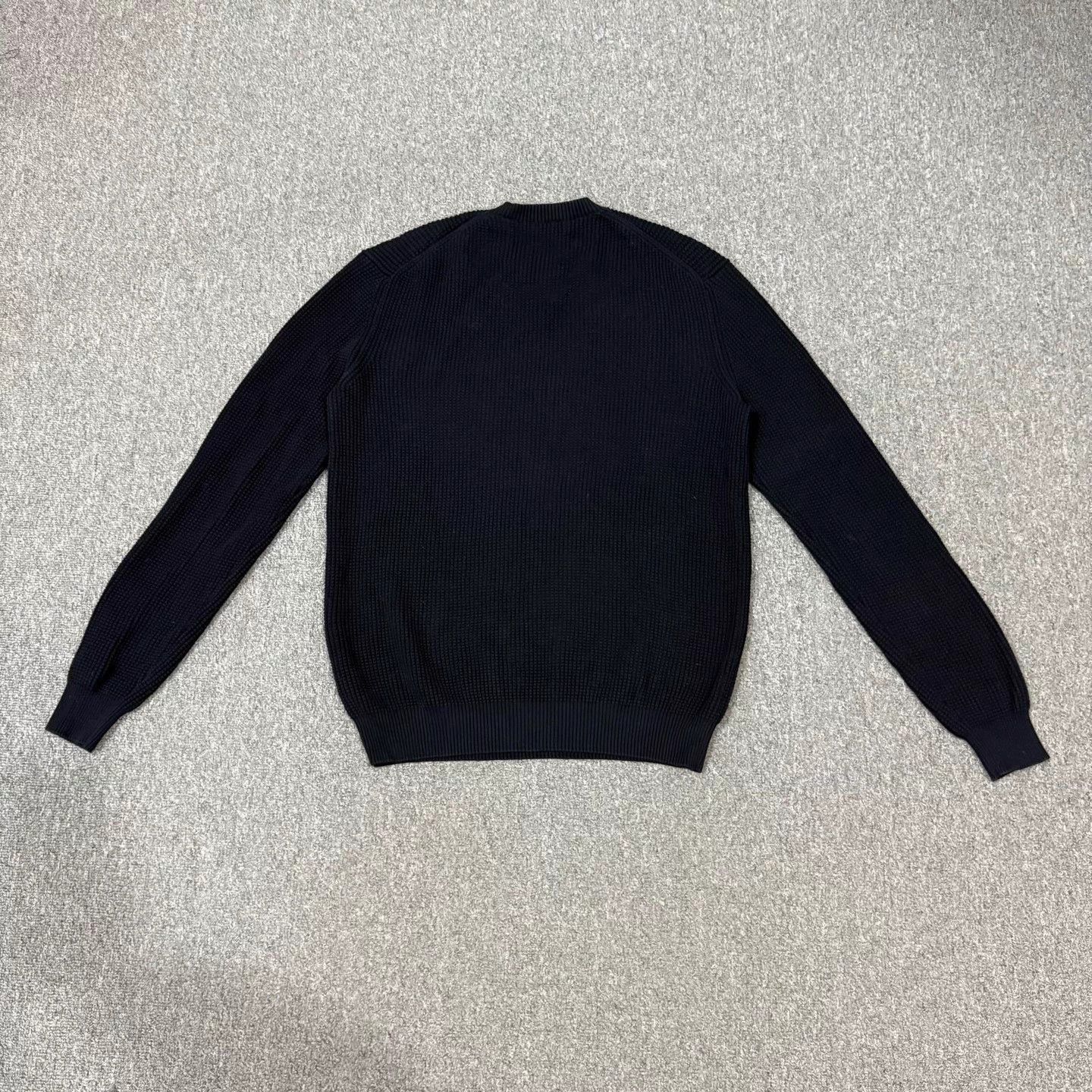 Moncler Moncler Navy striped chest knit sweater XL 99 new Size US XL / EU 56 / 4 - 2 Thumbnail
