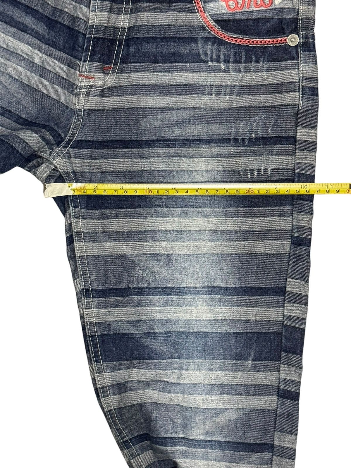 Hysteric Glamour BLUE MOON BLUE FLARE DENIM HYSTERIC GLAMOUR INSPIRED JEANS Size US 30 / EU 46 - 9 Thumbnail