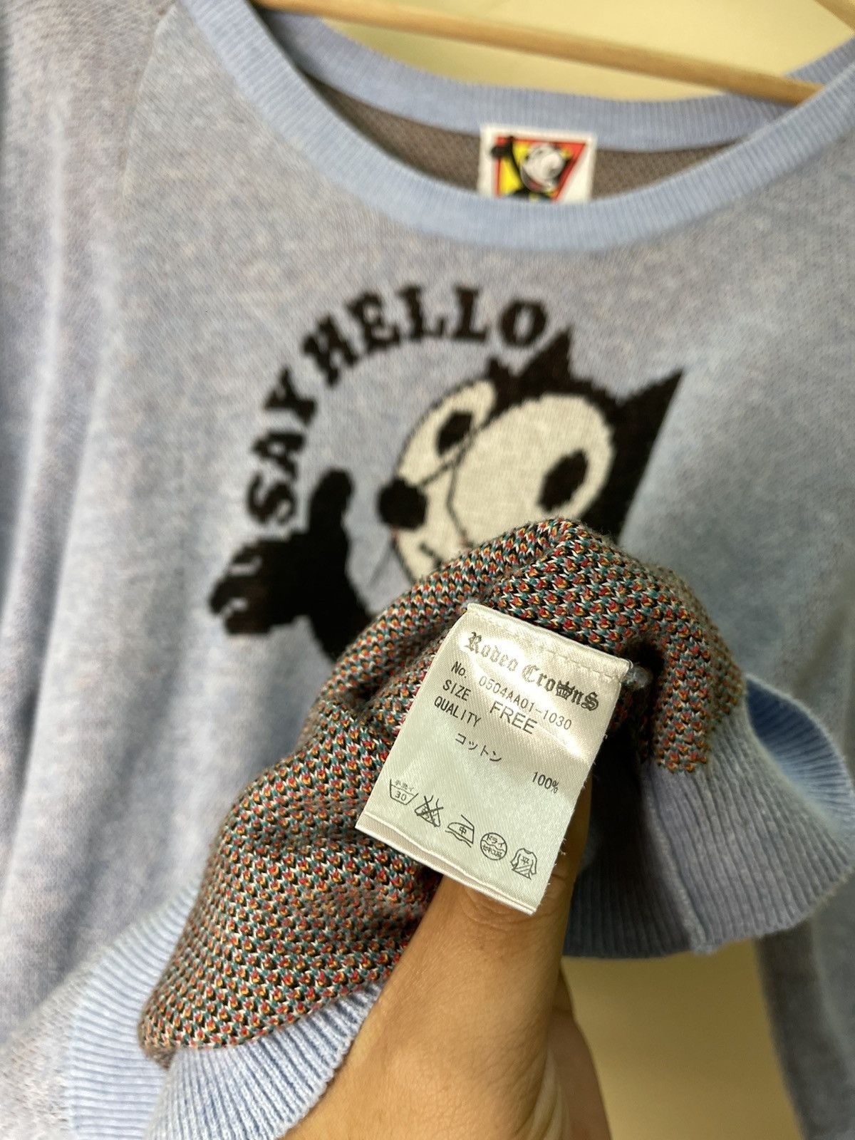 Other Y2K Rodeo Crowns Felix The Cat Sweater Size L / US 10 / IT 46 - 6 Thumbnail