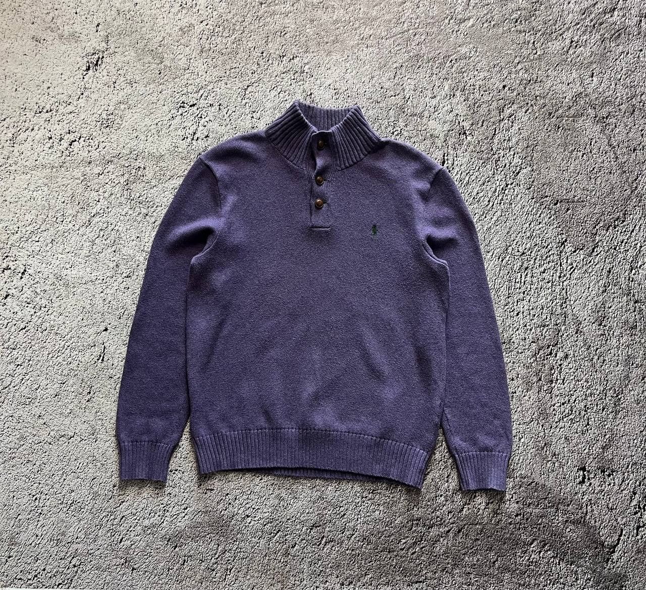 Ralph Lauren × Vintage Ralph Lauren Men's knit Turtleneck Slim Fil Jumper Sweater Size US L / EU 52-54 / 3 - 1 Thumbnail