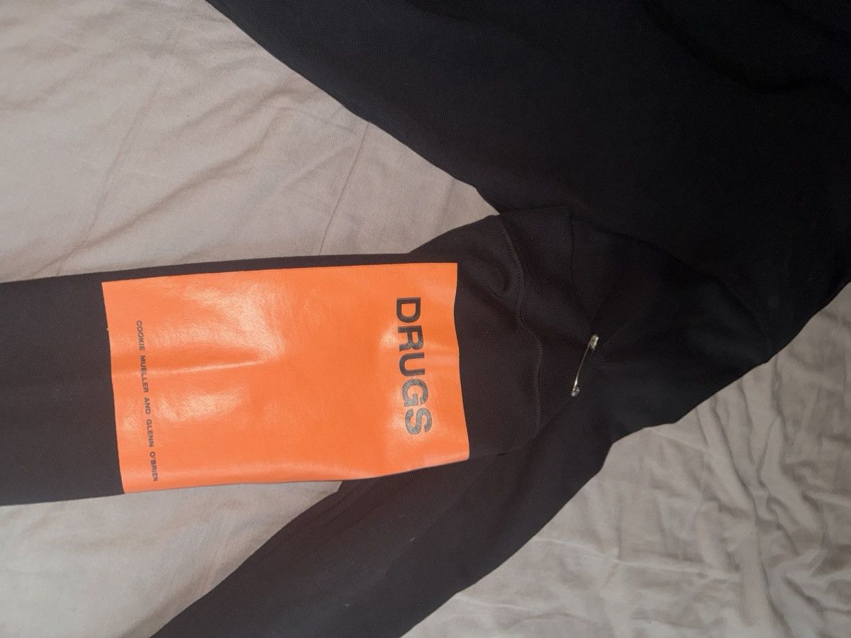 Raf Simons Raf Simons Cookie Mueller Drugs Hoodie Size US L / EU 52-54 / 3 - 4 Thumbnail